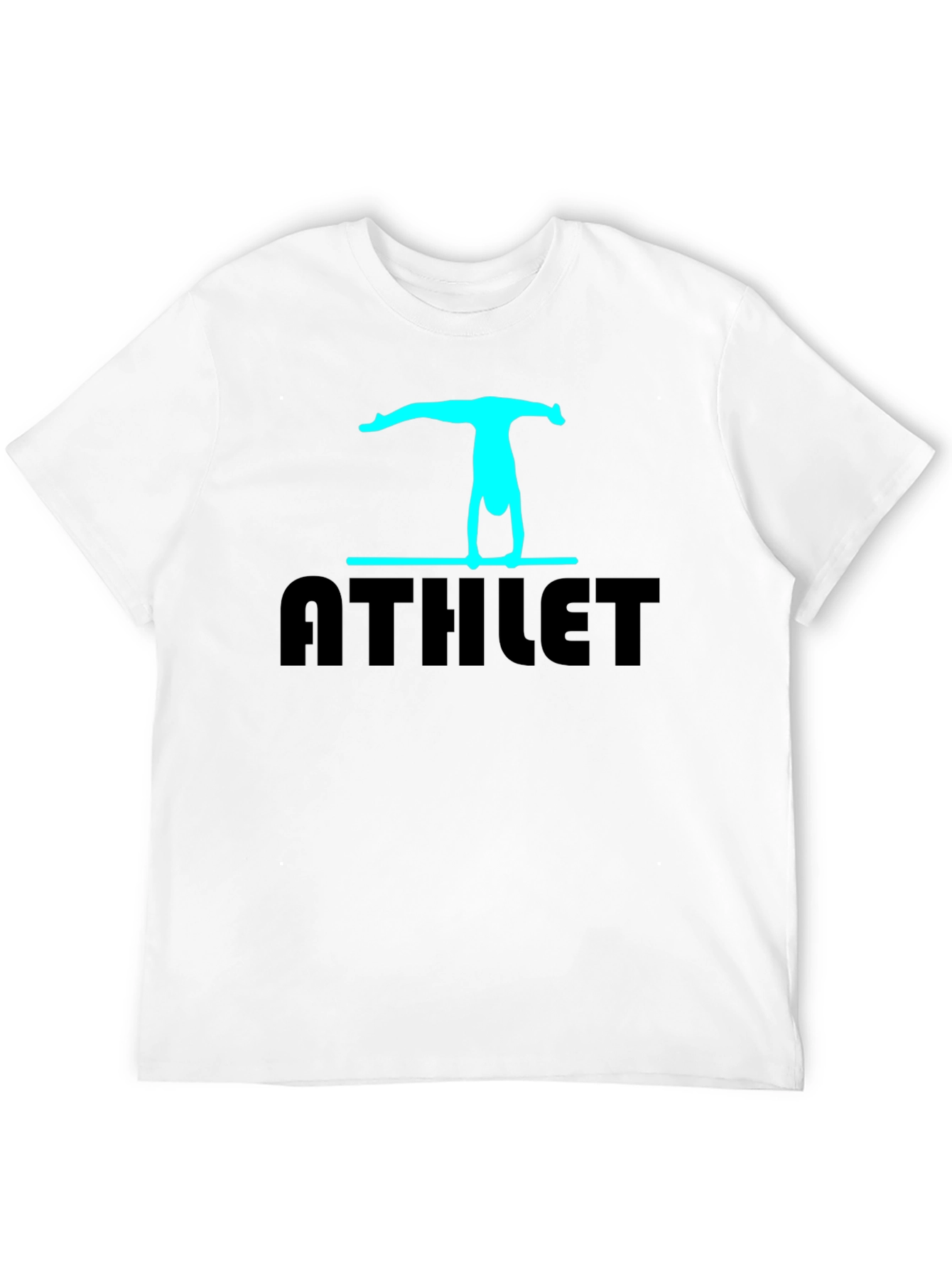 Athlete Gymnastics T-Shirt - Black Cotton Blend