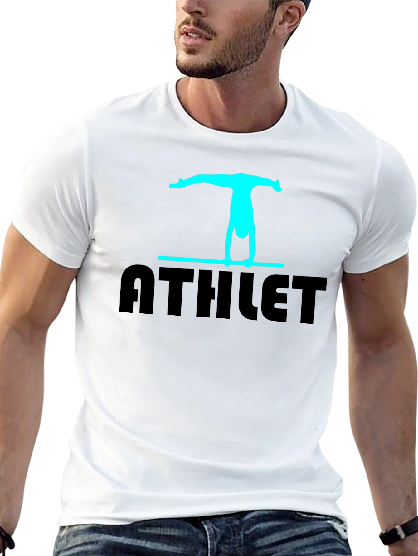 Athlete Gymnastics T-Shirt - Black Cotton Blend