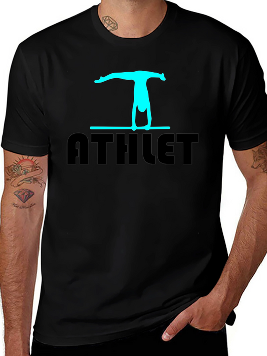 Athlete Gymnastics T-Shirt - Black Cotton Blend