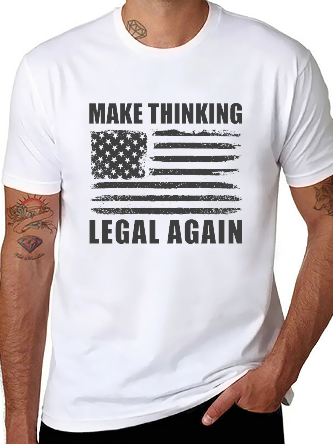 Make Thinking Legal Again Graphic T-Shirt