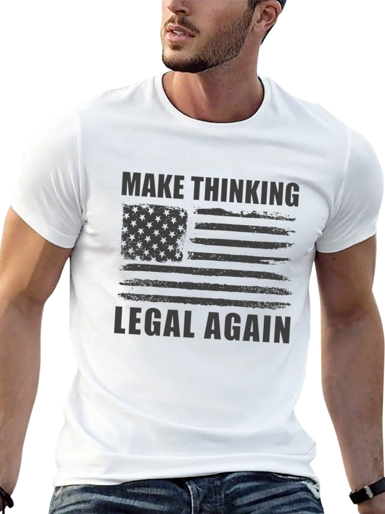 Make Thinking Legal Again Graphic T-Shirt