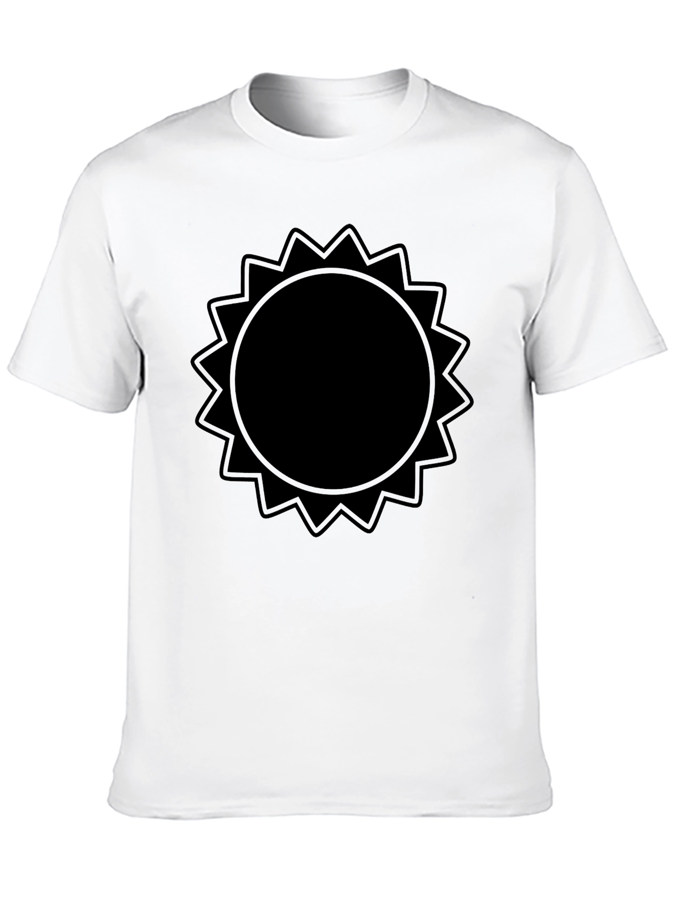 Black Sun Graphic Tee - Modern Casual Style