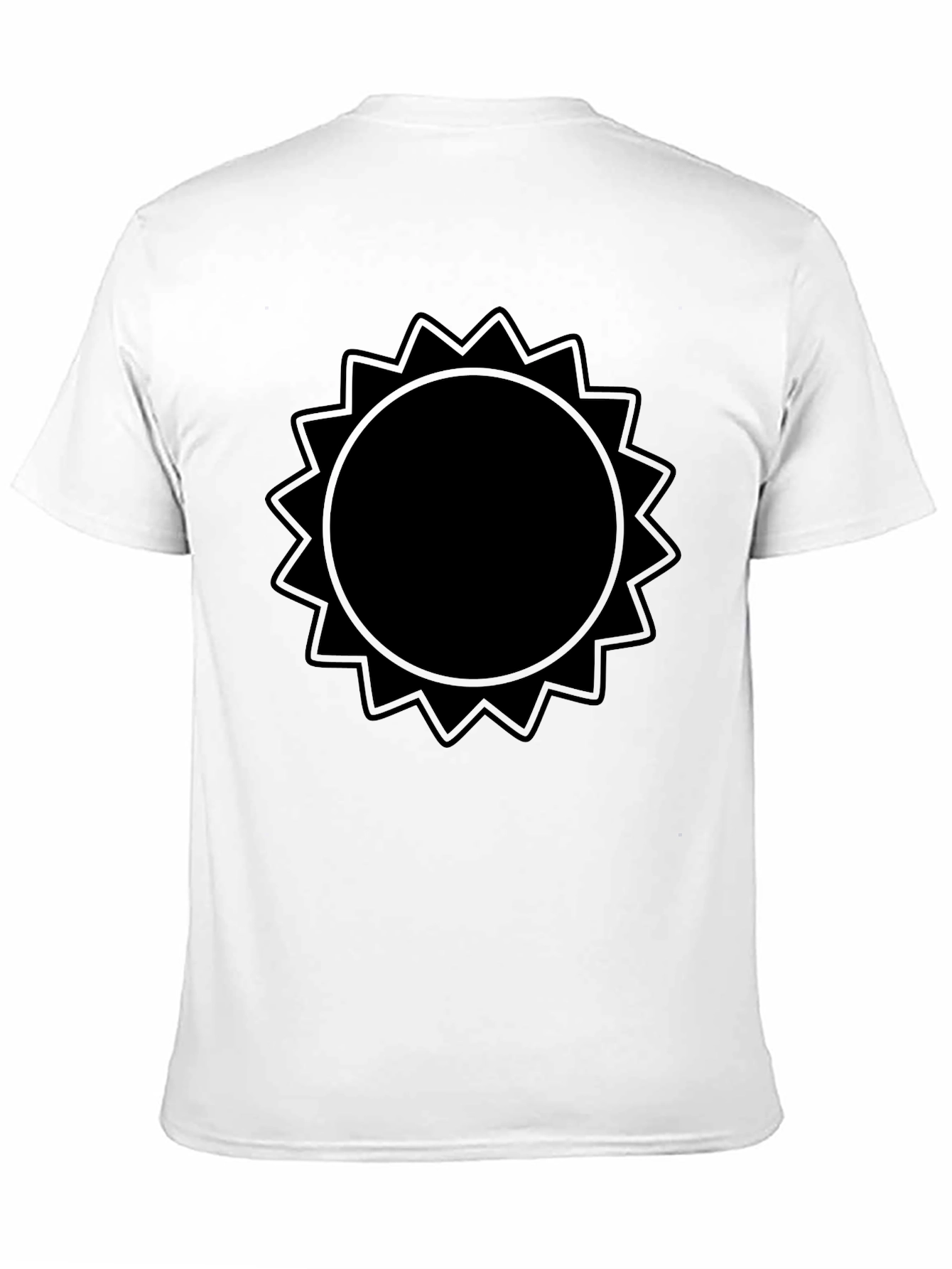 Black Sun Graphic Tee - Modern Casual Style