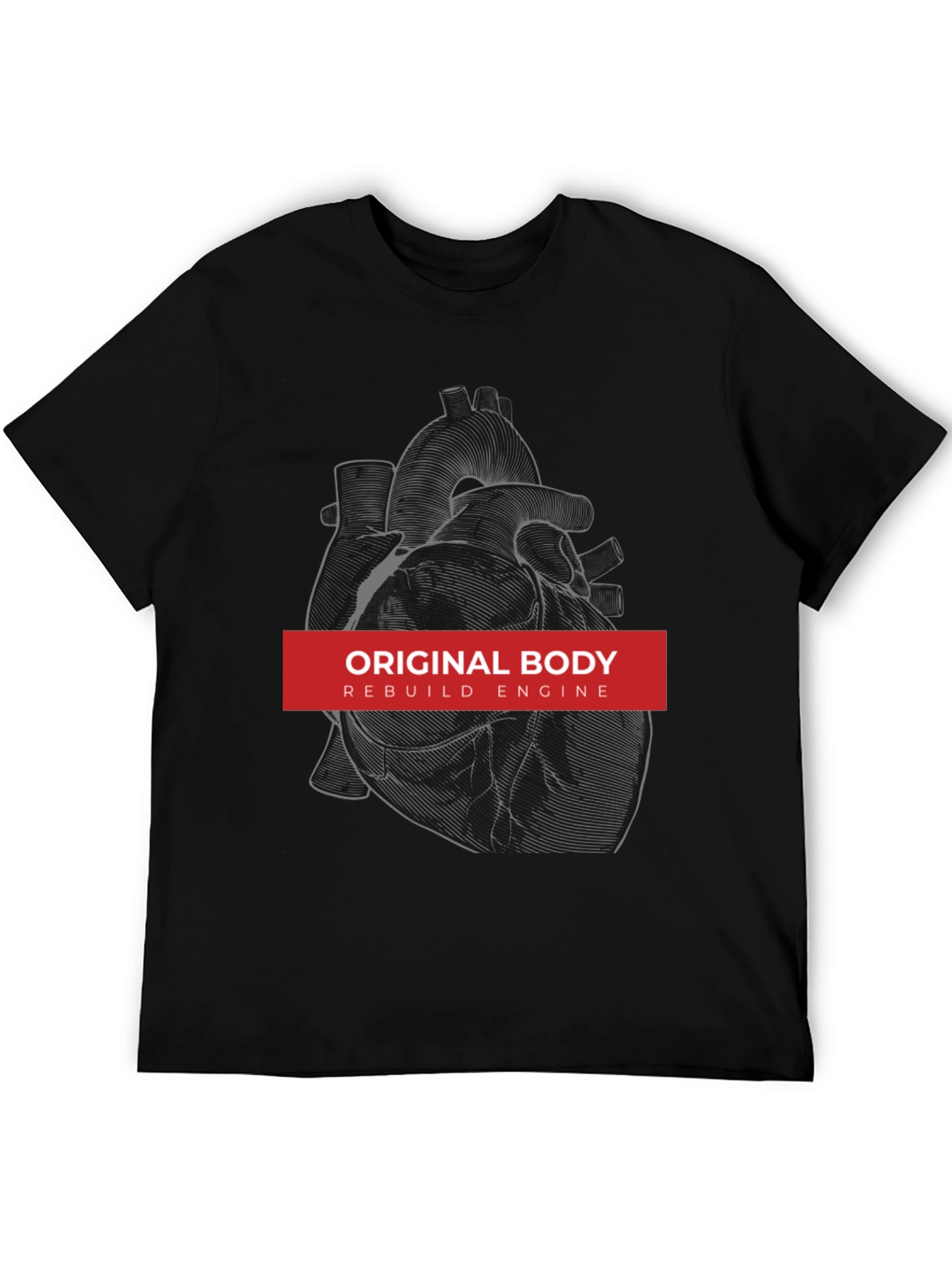 Original Body Rebuild Engine Graphic Tee