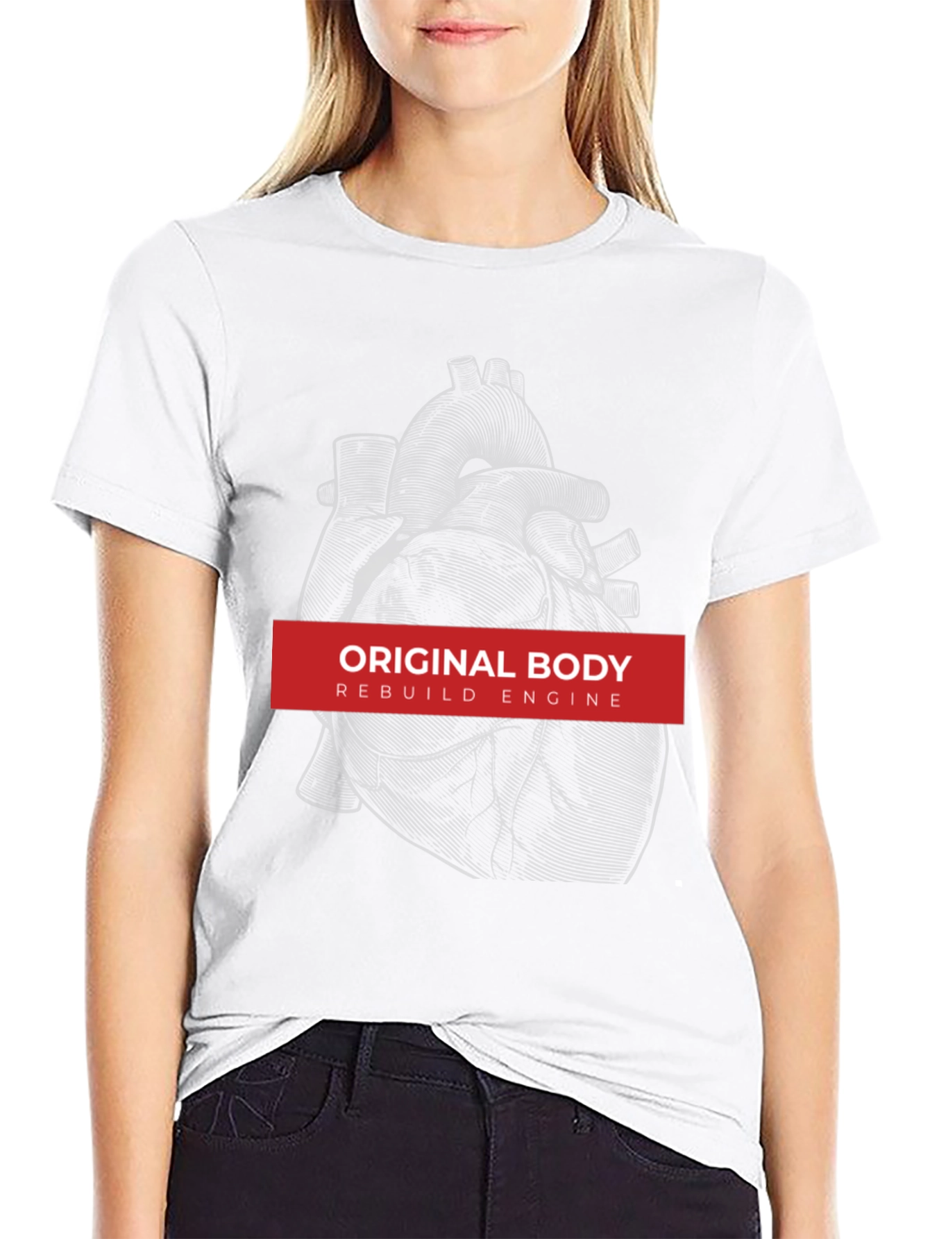 Original Body Rebuild Engine Graphic Tee