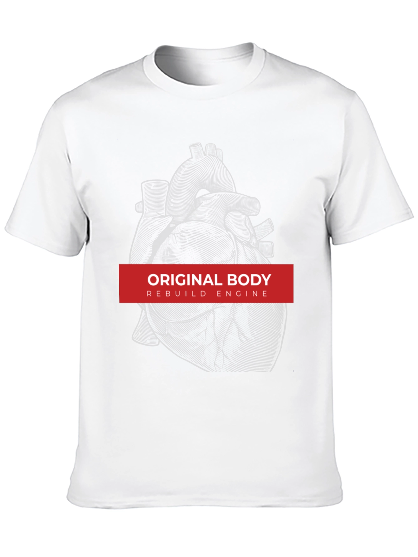 Original Body Rebuild Engine Graphic Tee
