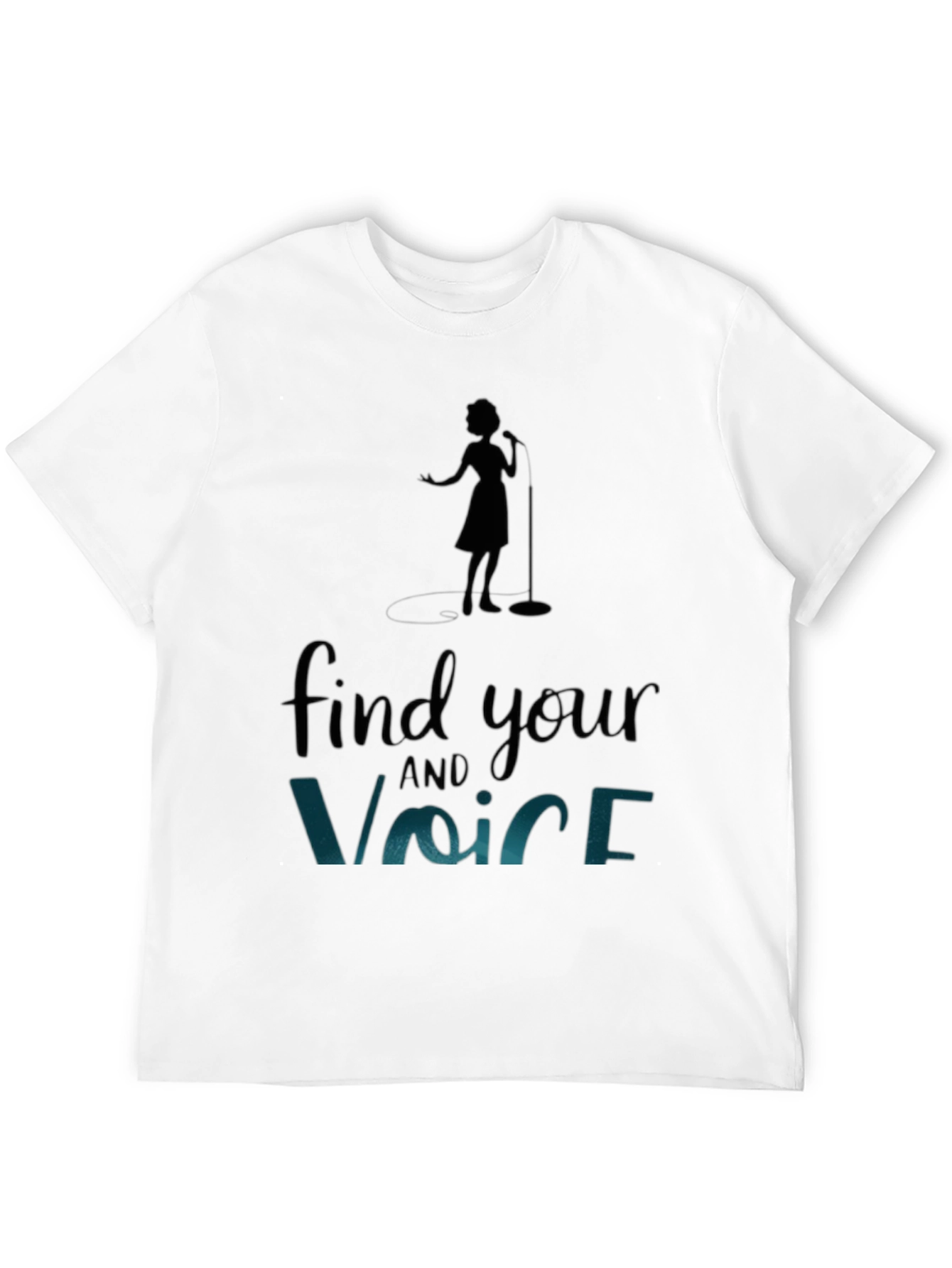 Find Your Voice T-Shirt - Stylish Graphic Tee