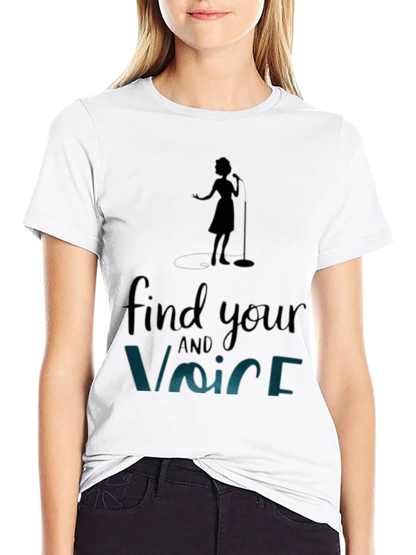 Find Your Voice T-Shirt - Stylish Graphic Tee