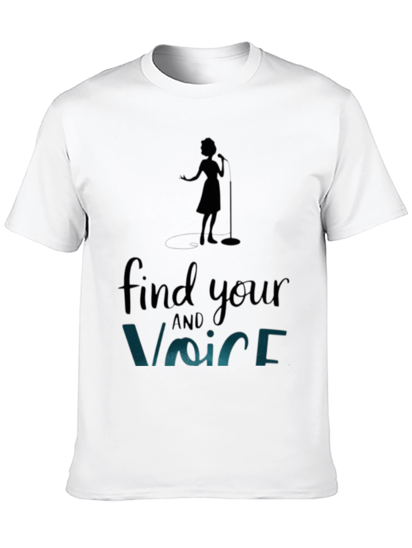 Find Your Voice T-Shirt - Stylish Graphic Tee