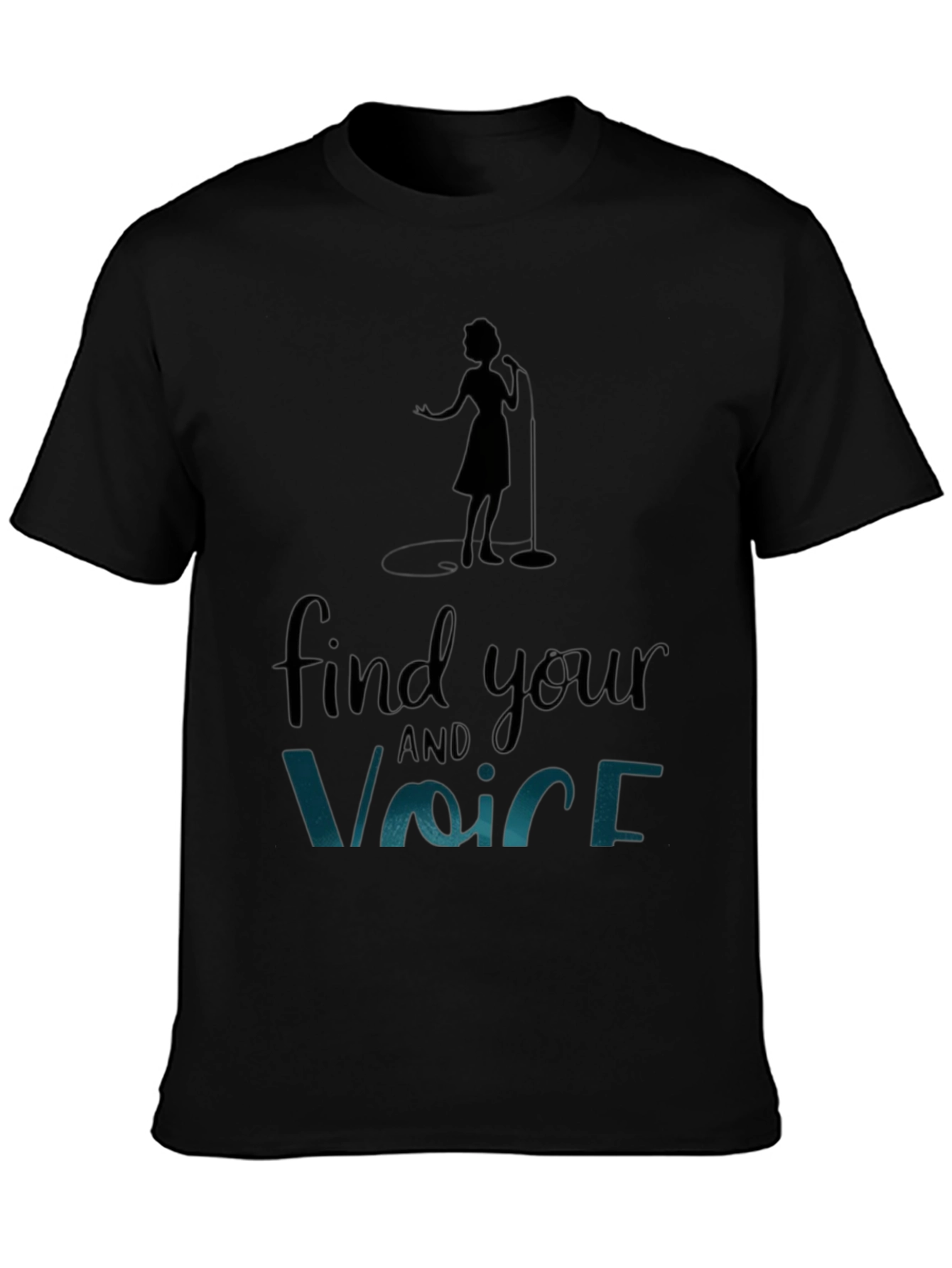 Find Your Voice T-Shirt - Stylish Graphic Tee