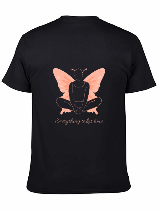 Butterfly Wings Graphic Tee - Everything Takes Time