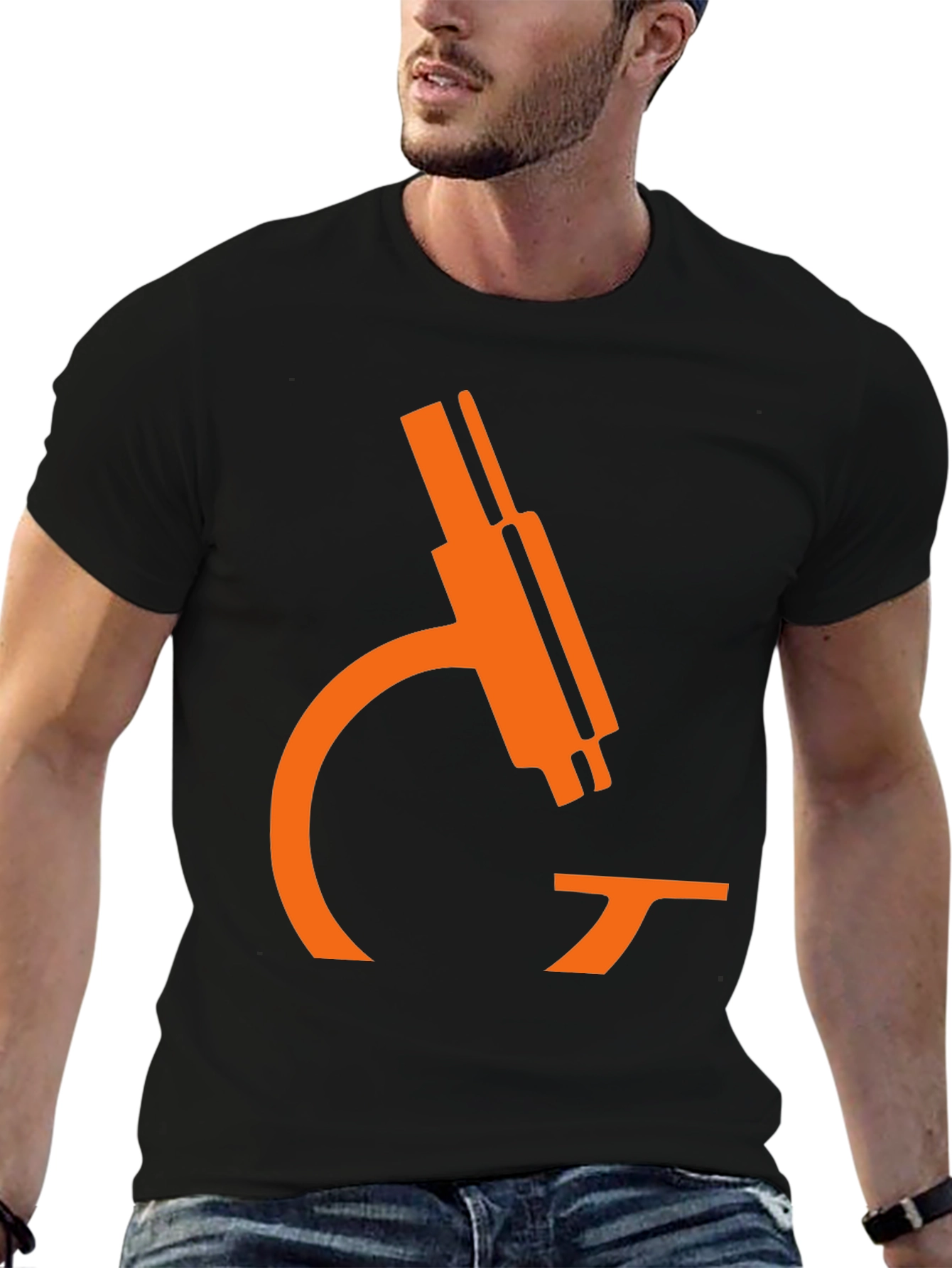 Science T-Shirt - Microscope Graphic Tee