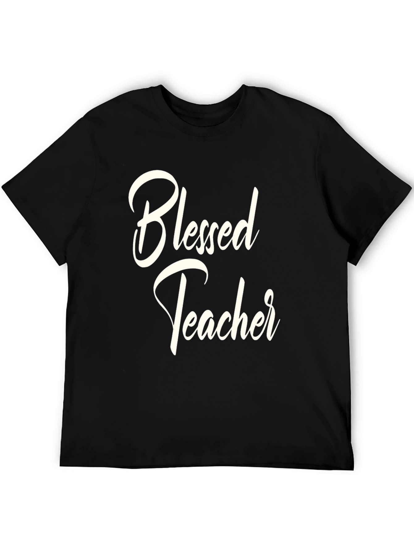 Blessed Teacher Black T-Shirt