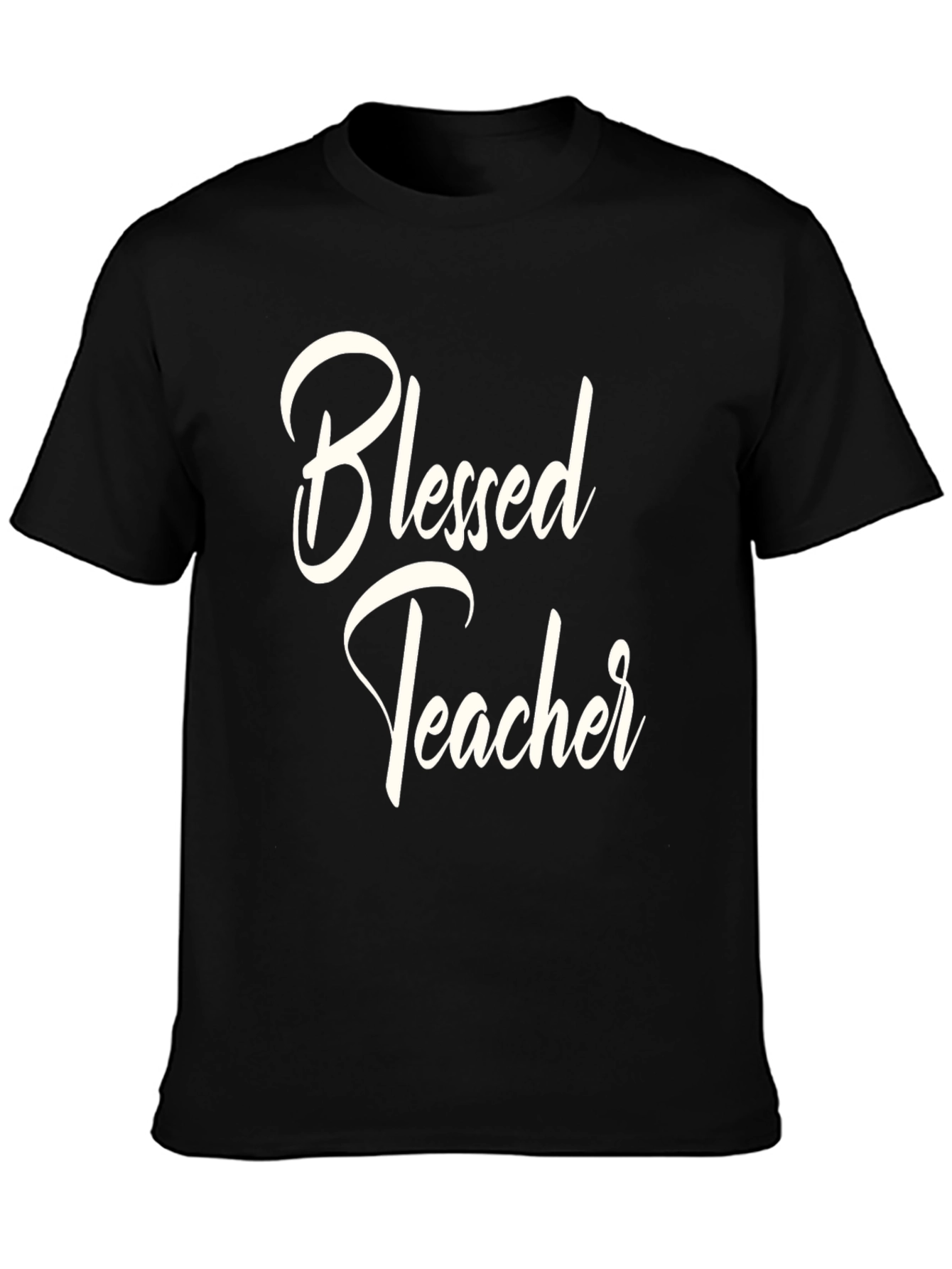 Blessed Teacher Black T-Shirt