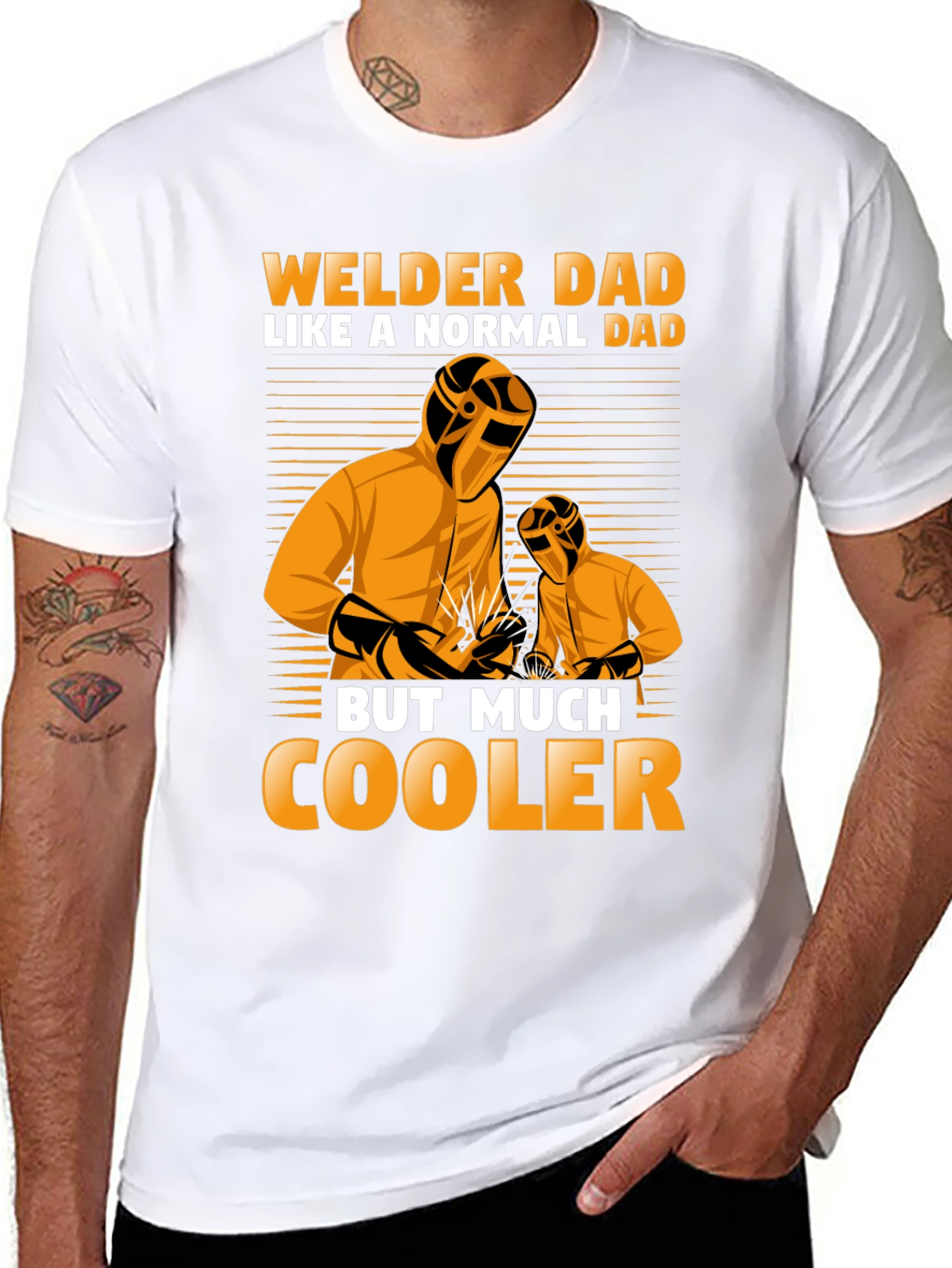 Welder Dad T-Shirt - Much Cooler Tee