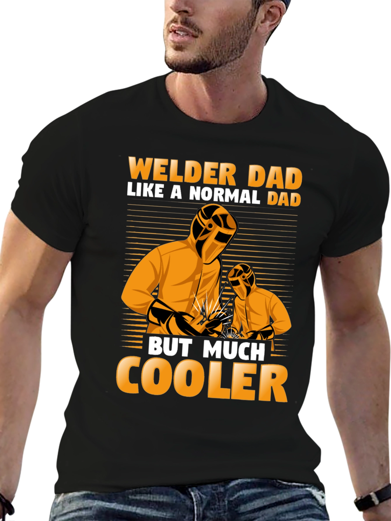Welder Dad T-Shirt - Much Cooler Tee