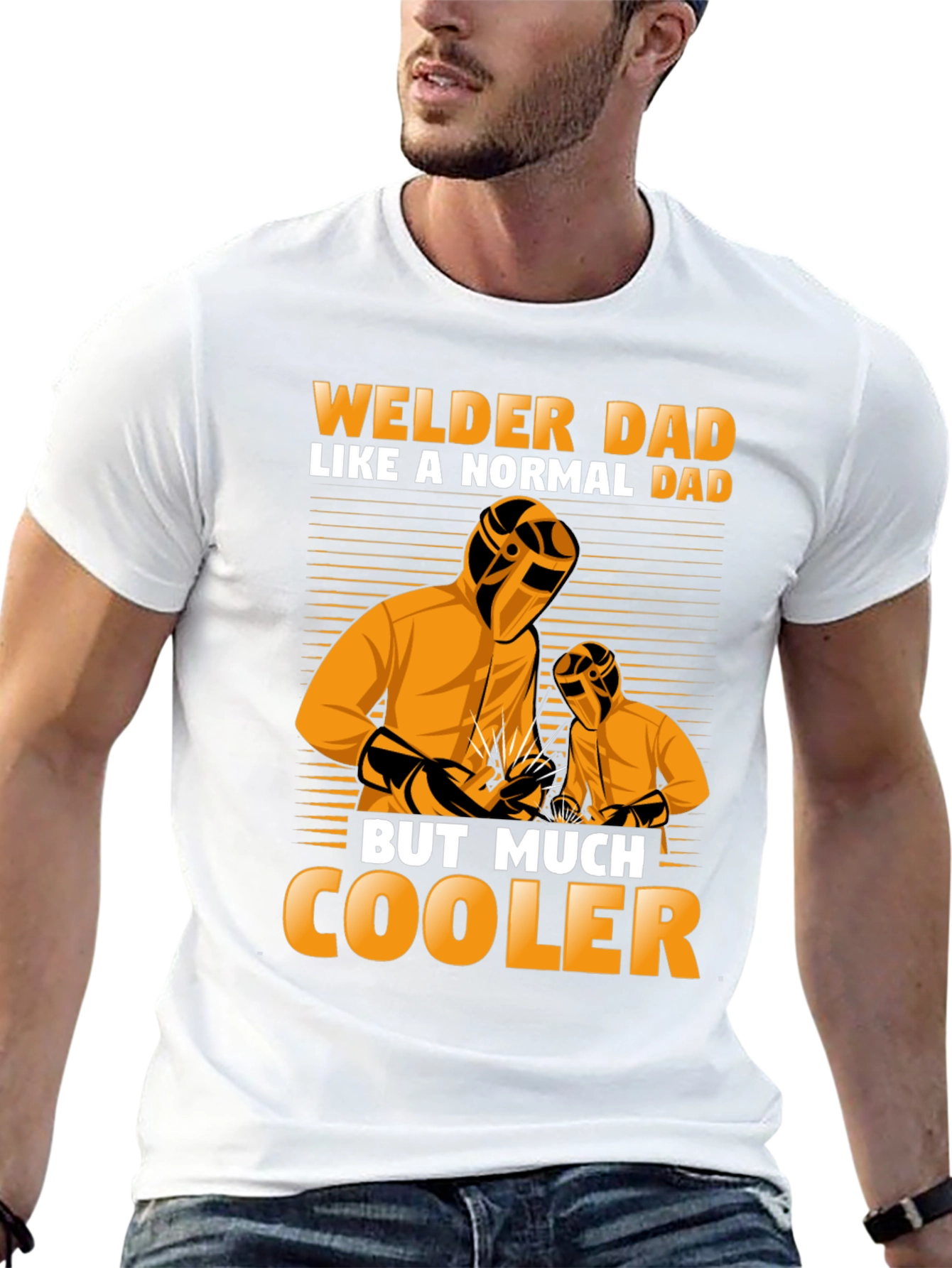 Welder Dad T-Shirt - Much Cooler Tee