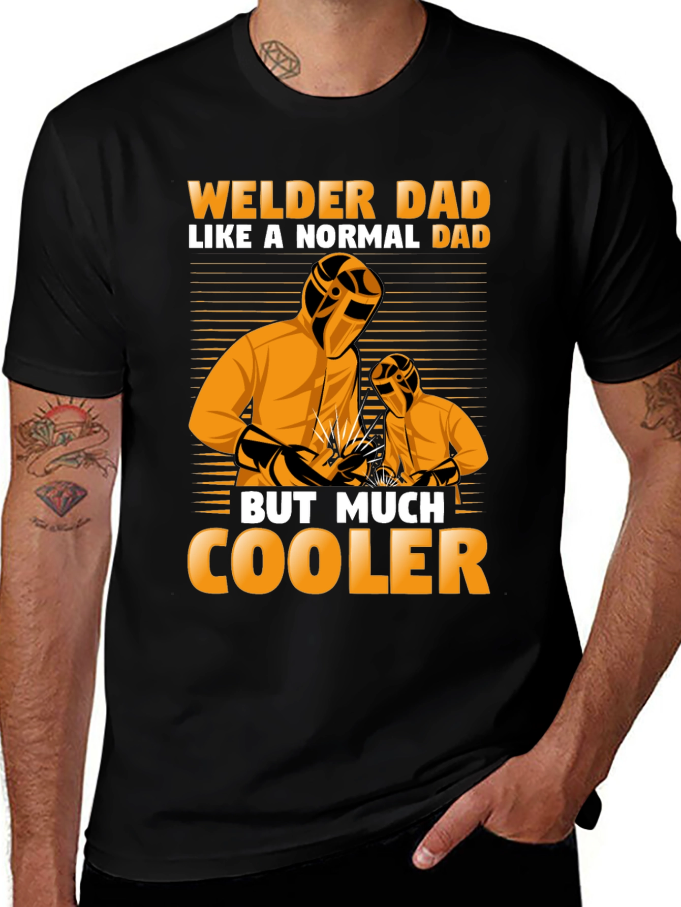 Welder Dad T-Shirt - Much Cooler Tee