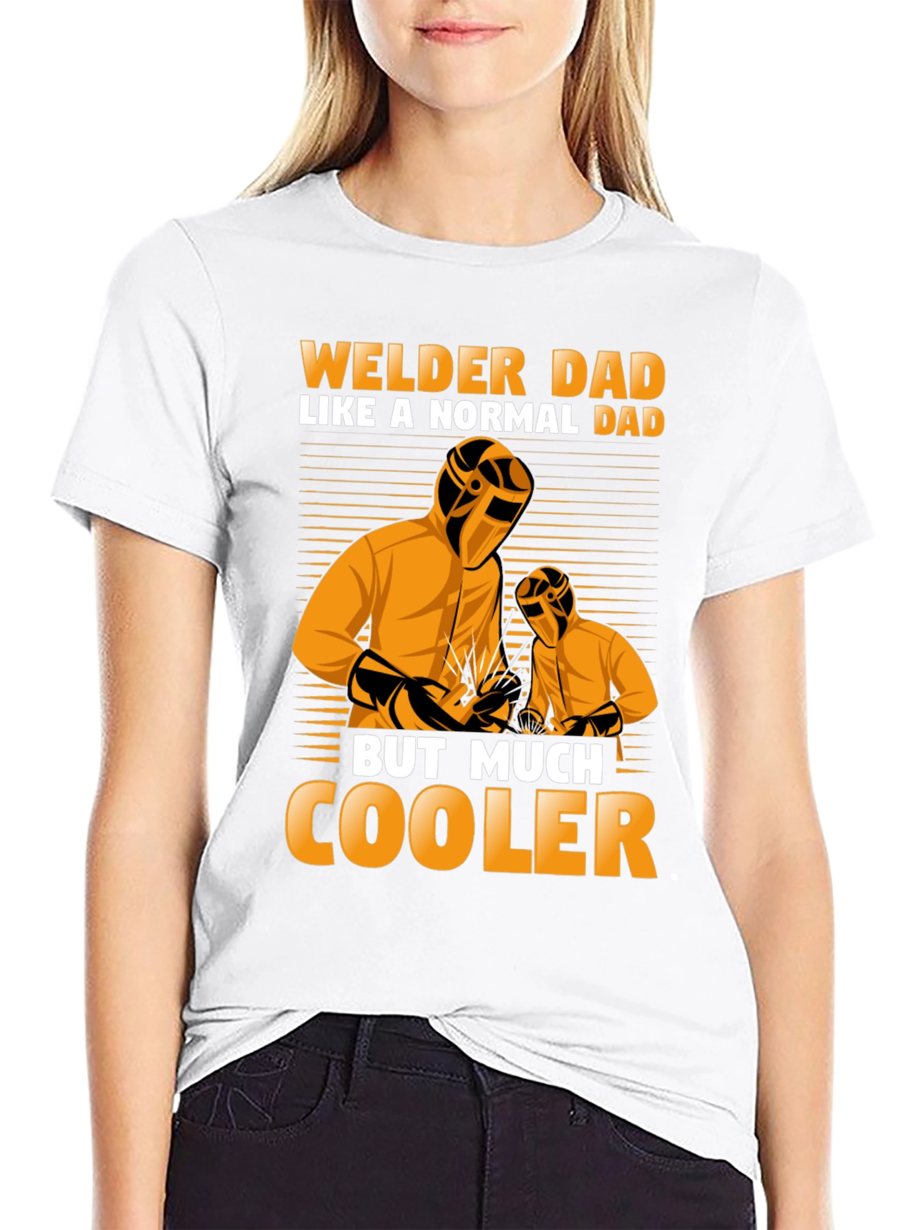 Welder Dad T-Shirt - Much Cooler Tee