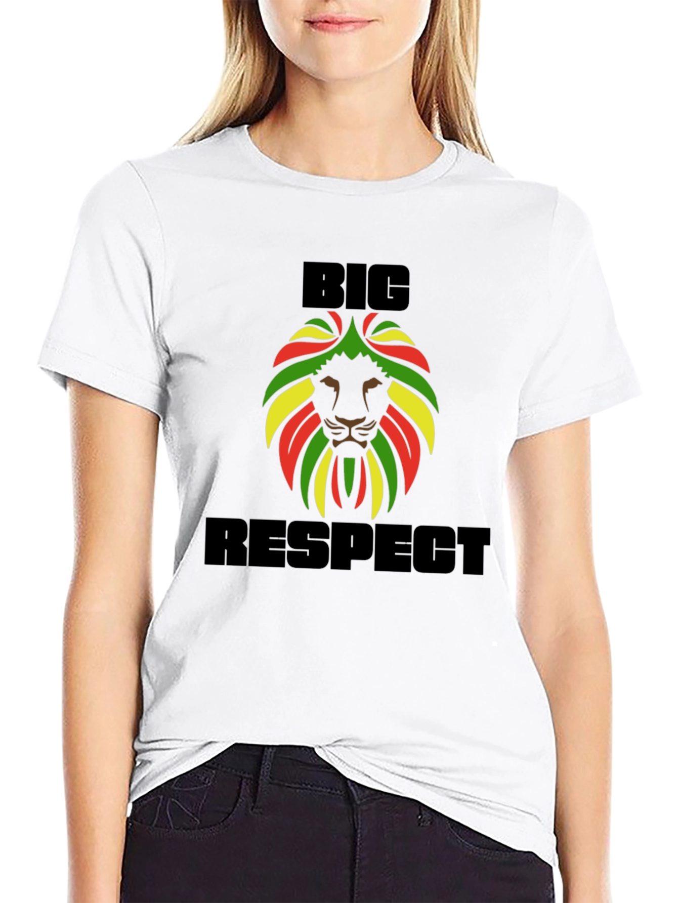 Big Respect Lion Rasta T-Shirt