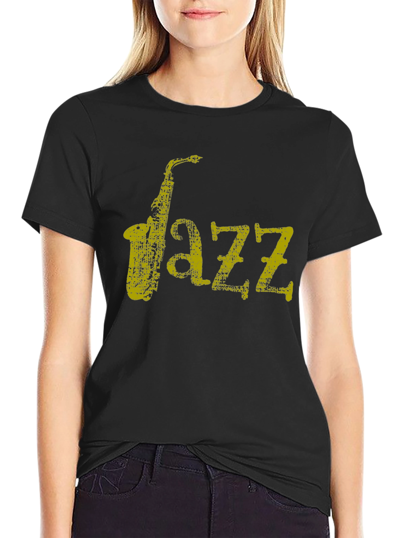 Cool Jazz Saxophone Graphic T-Shirt