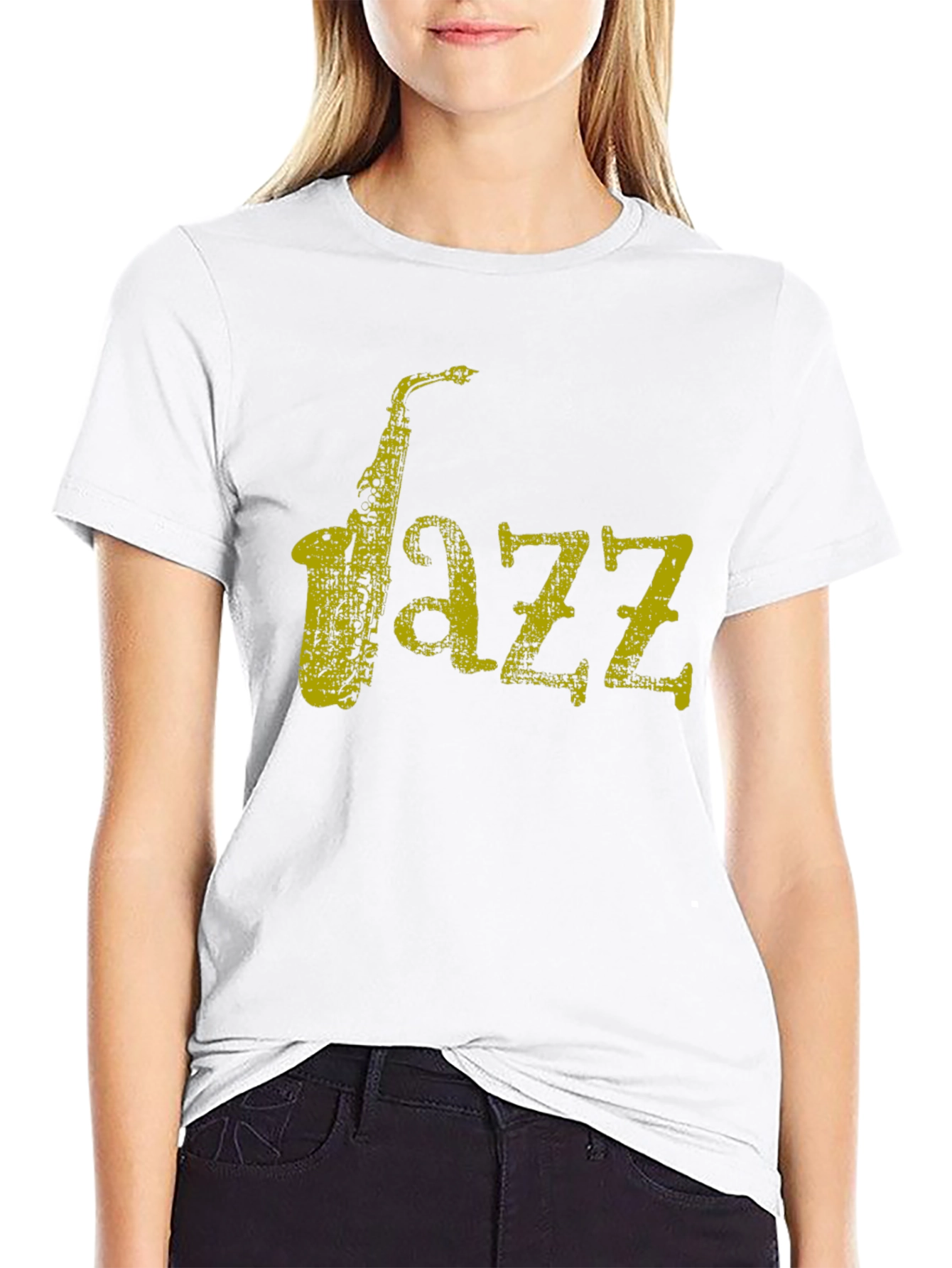 Cool Jazz Saxophone Graphic T-Shirt