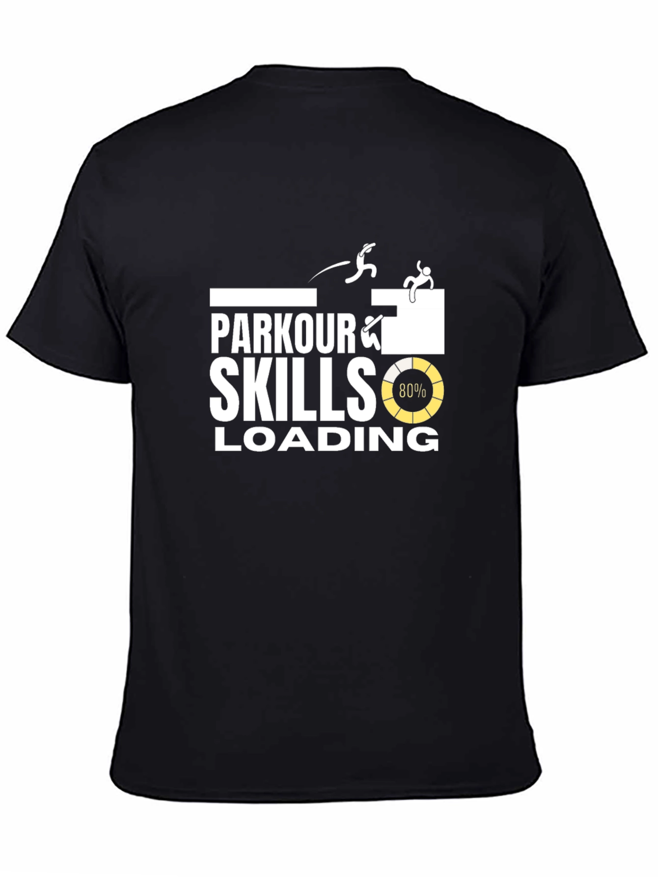Parkour Skills Loading T-Shirt - Black
