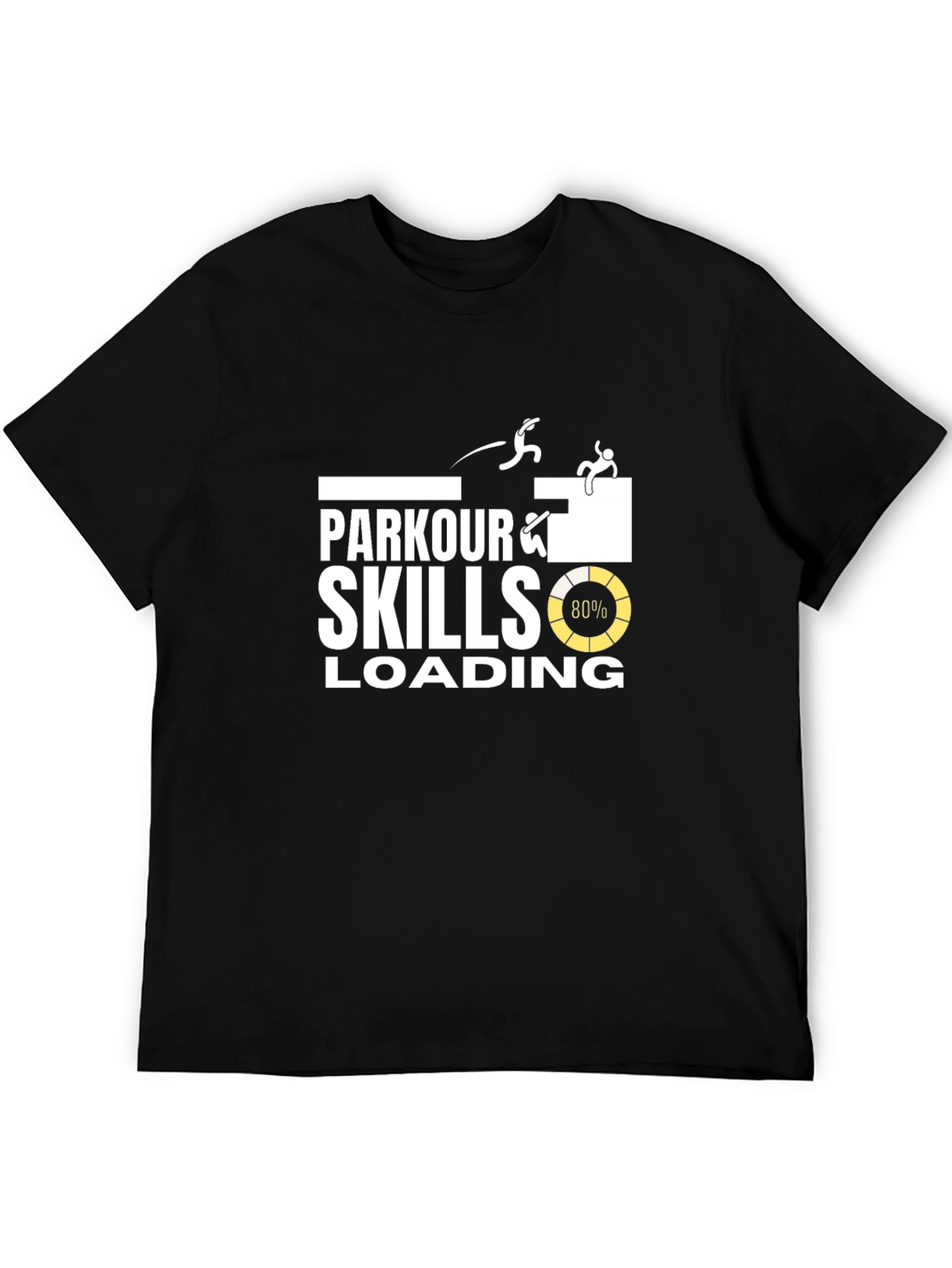 Parkour Skills Loading T-Shirt - Black