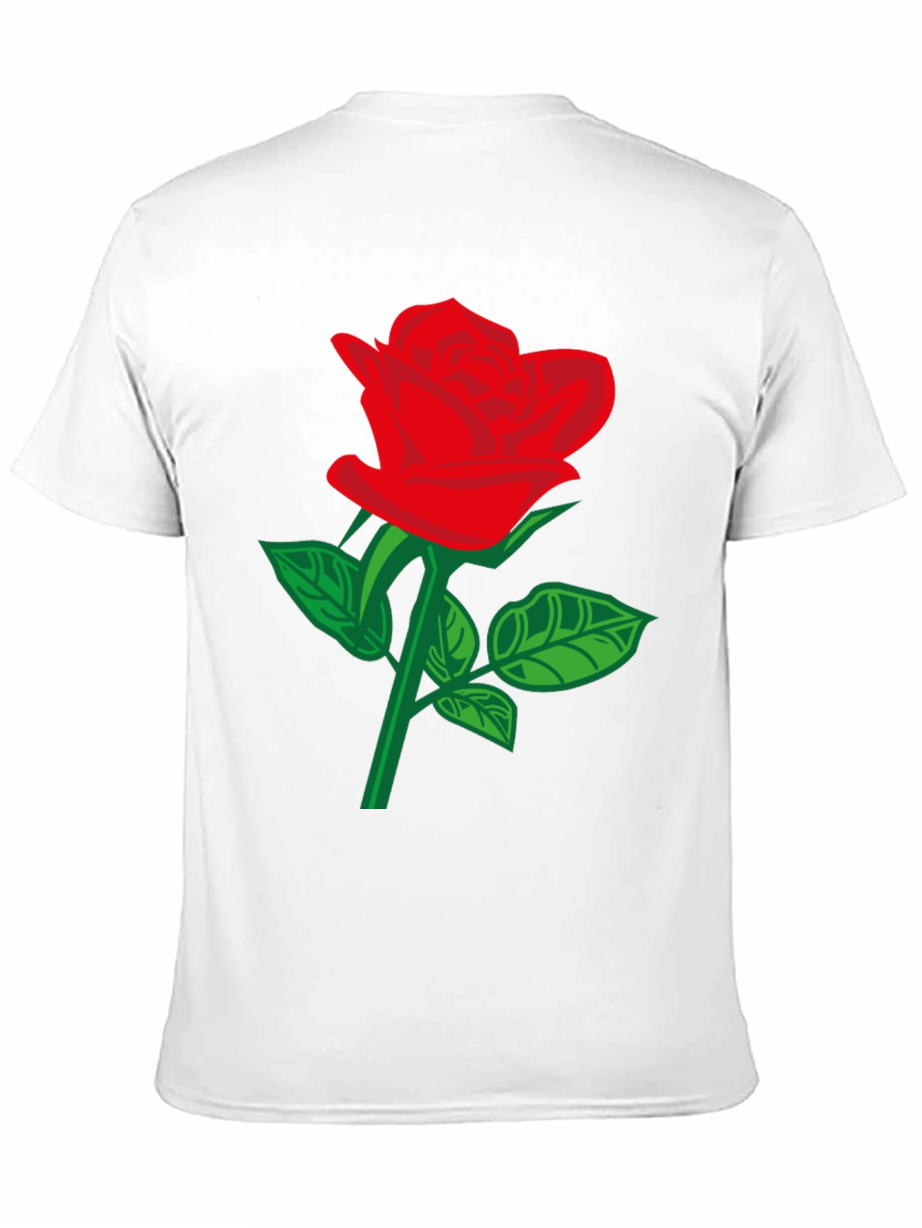 Black Rose T-Shirt - Stylish Floral Design
