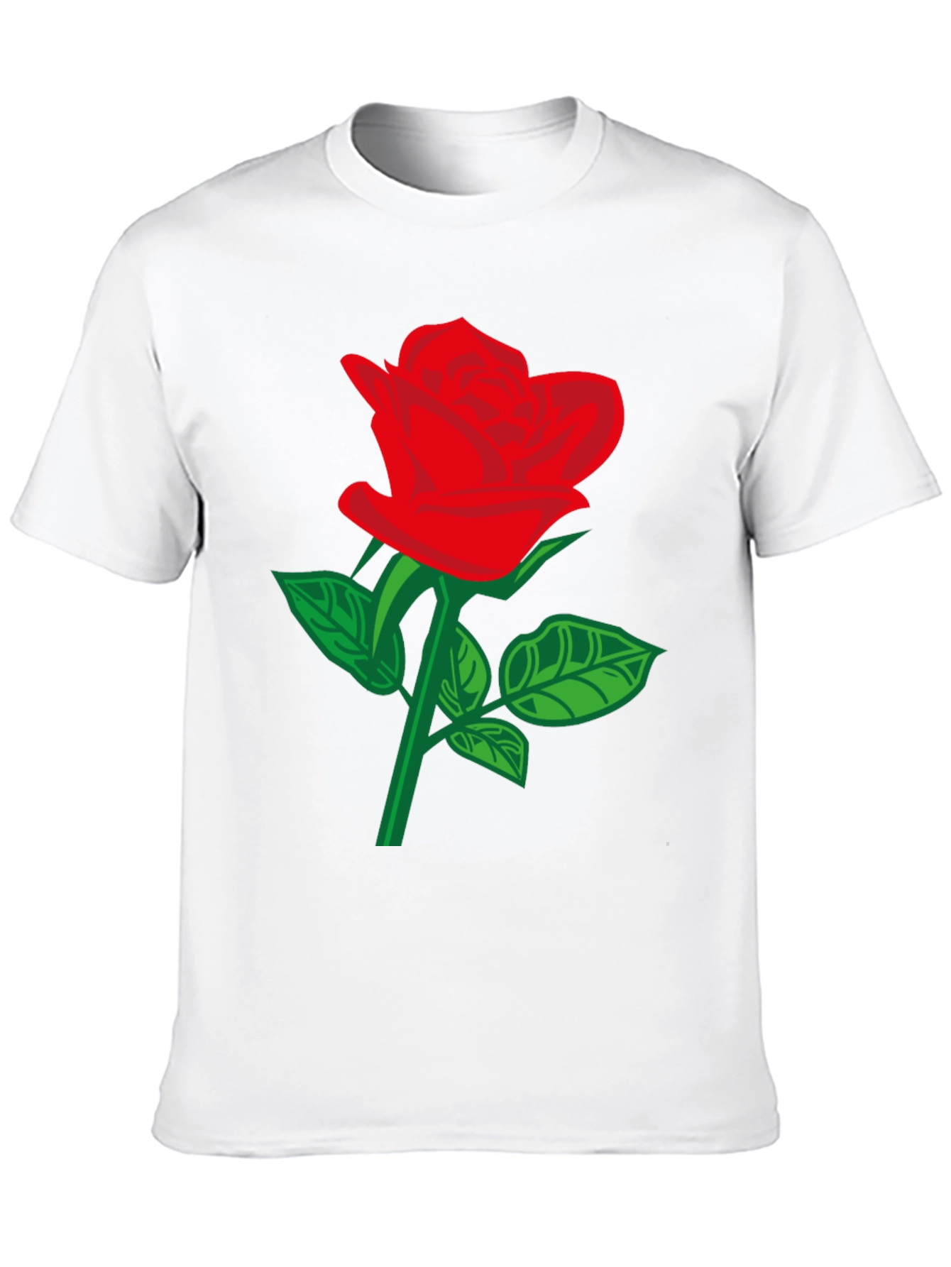 Black Rose T-Shirt - Stylish Floral Design