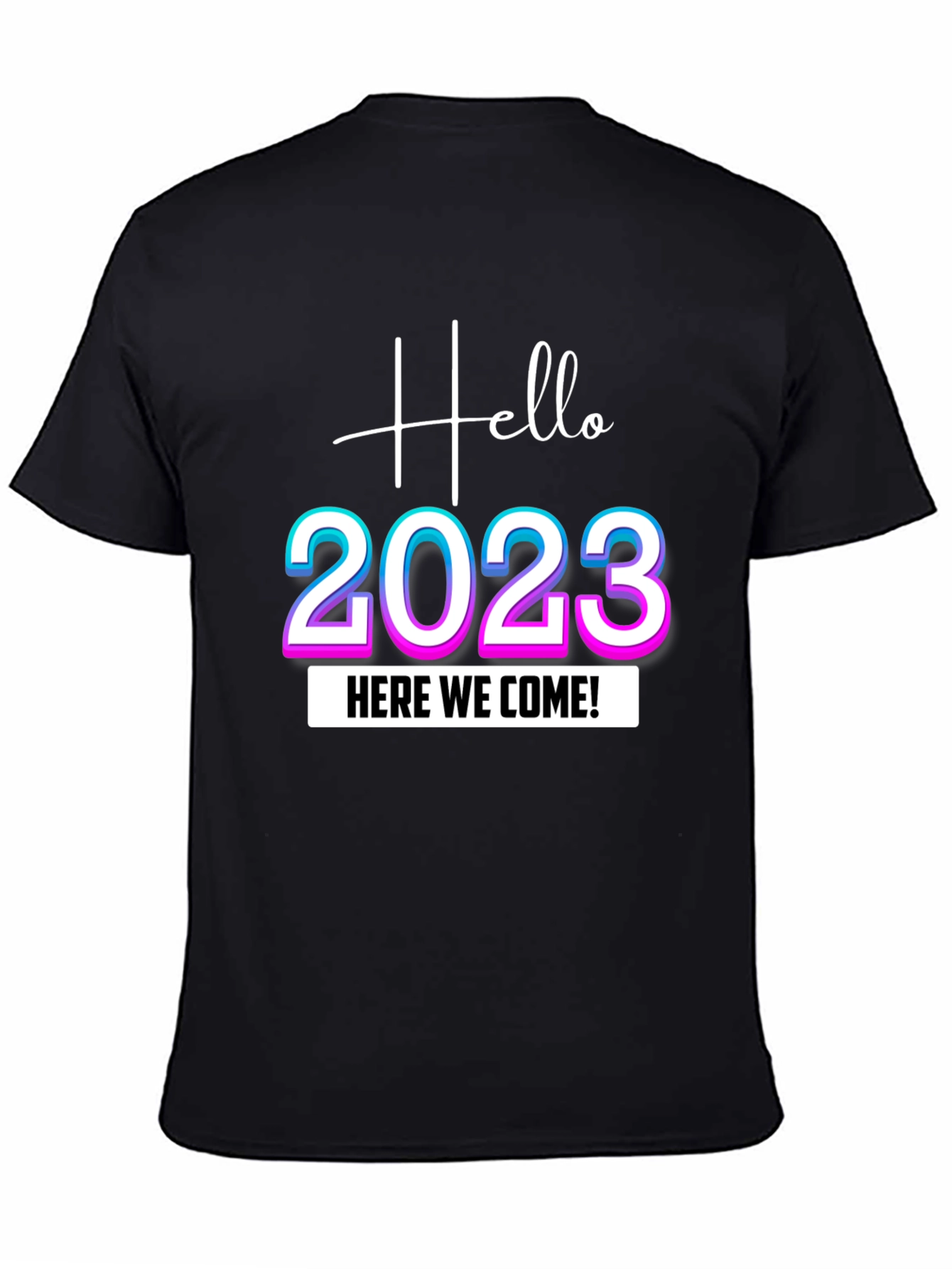 Hello 2023 Graphic Tee - New Year Celebration T-Shirt