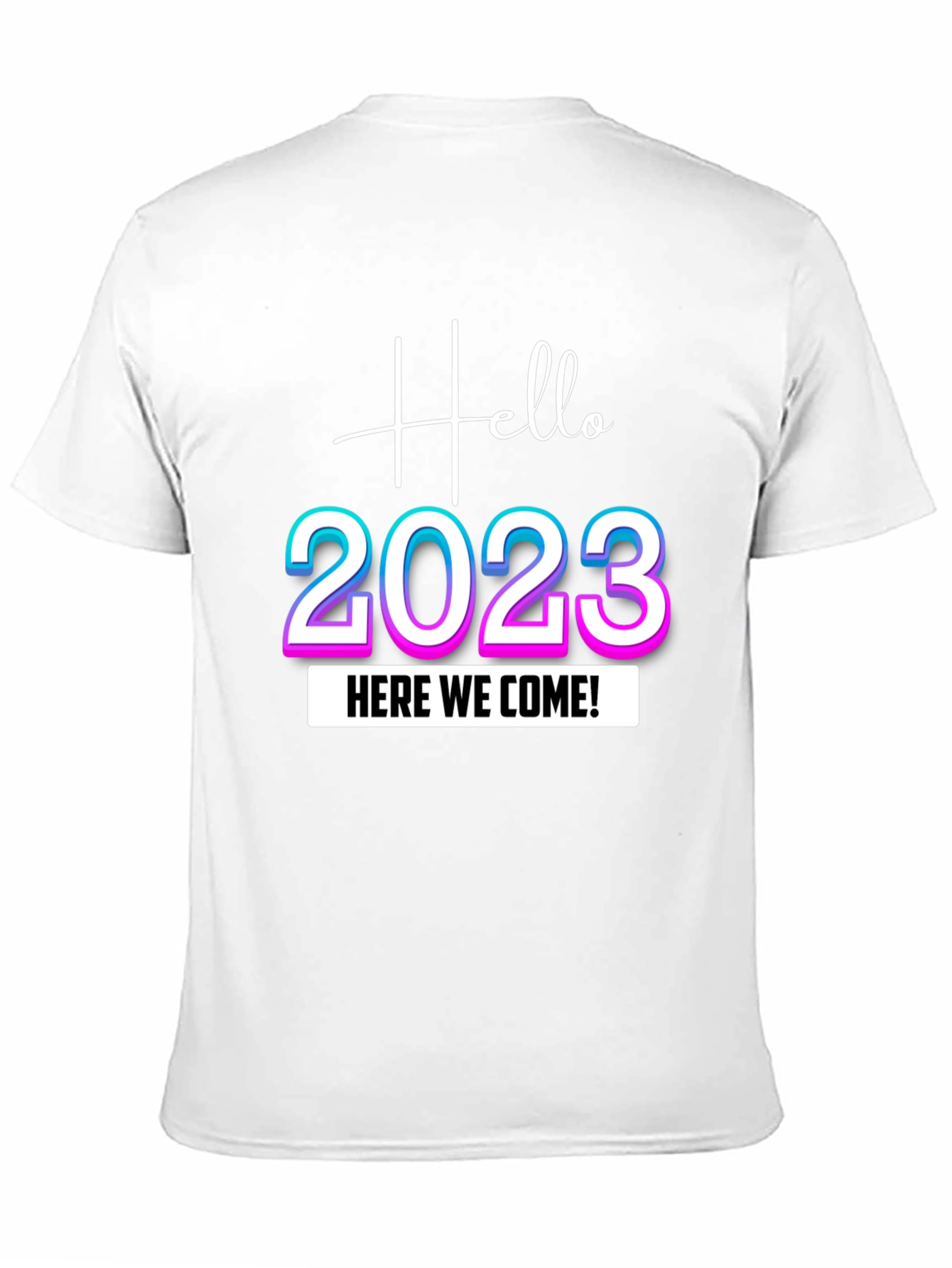 Hello 2023 Graphic Tee - New Year Celebration T-Shirt
