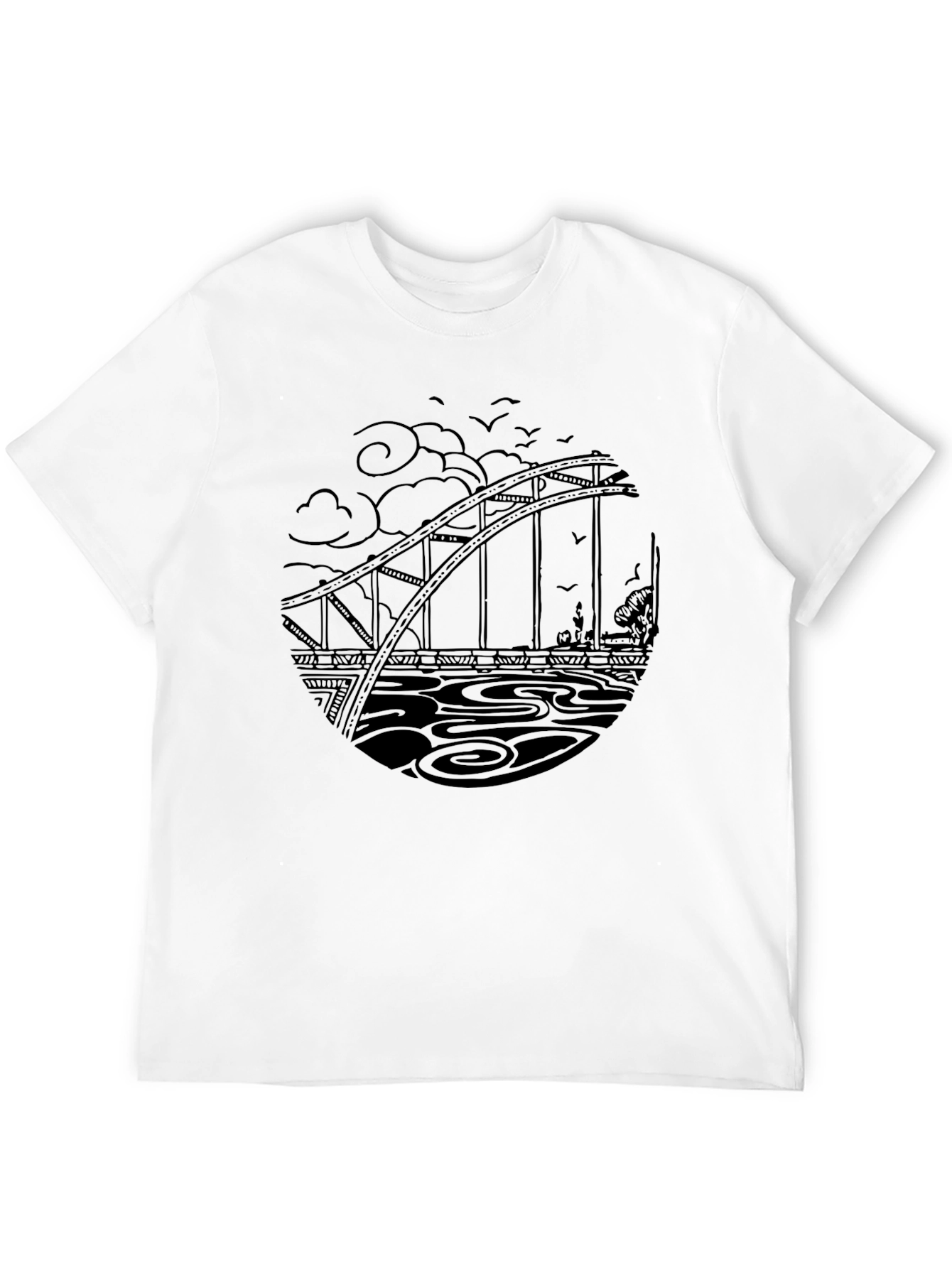 Black Bridge Graphic Tee