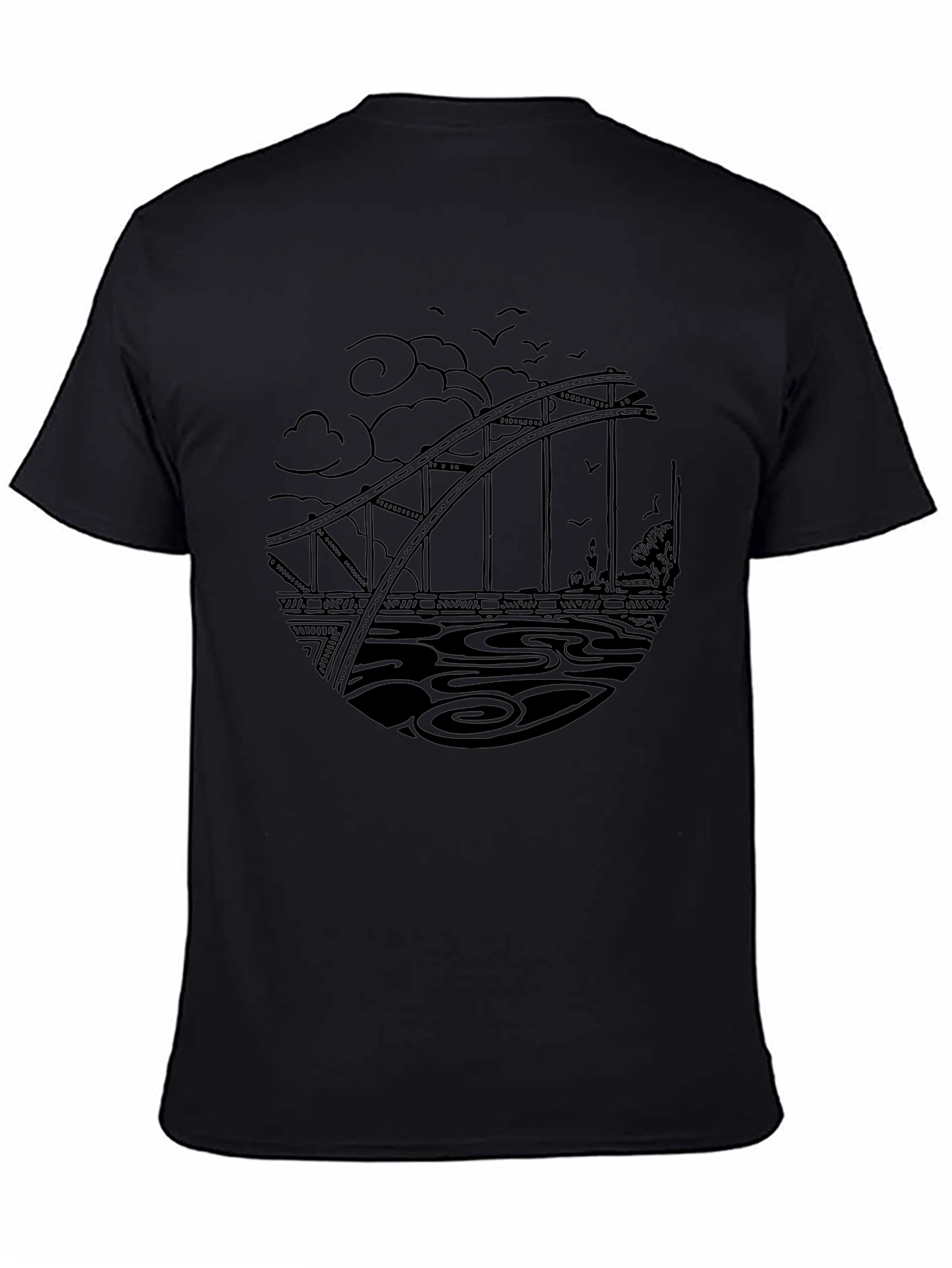 Black Bridge Graphic Tee