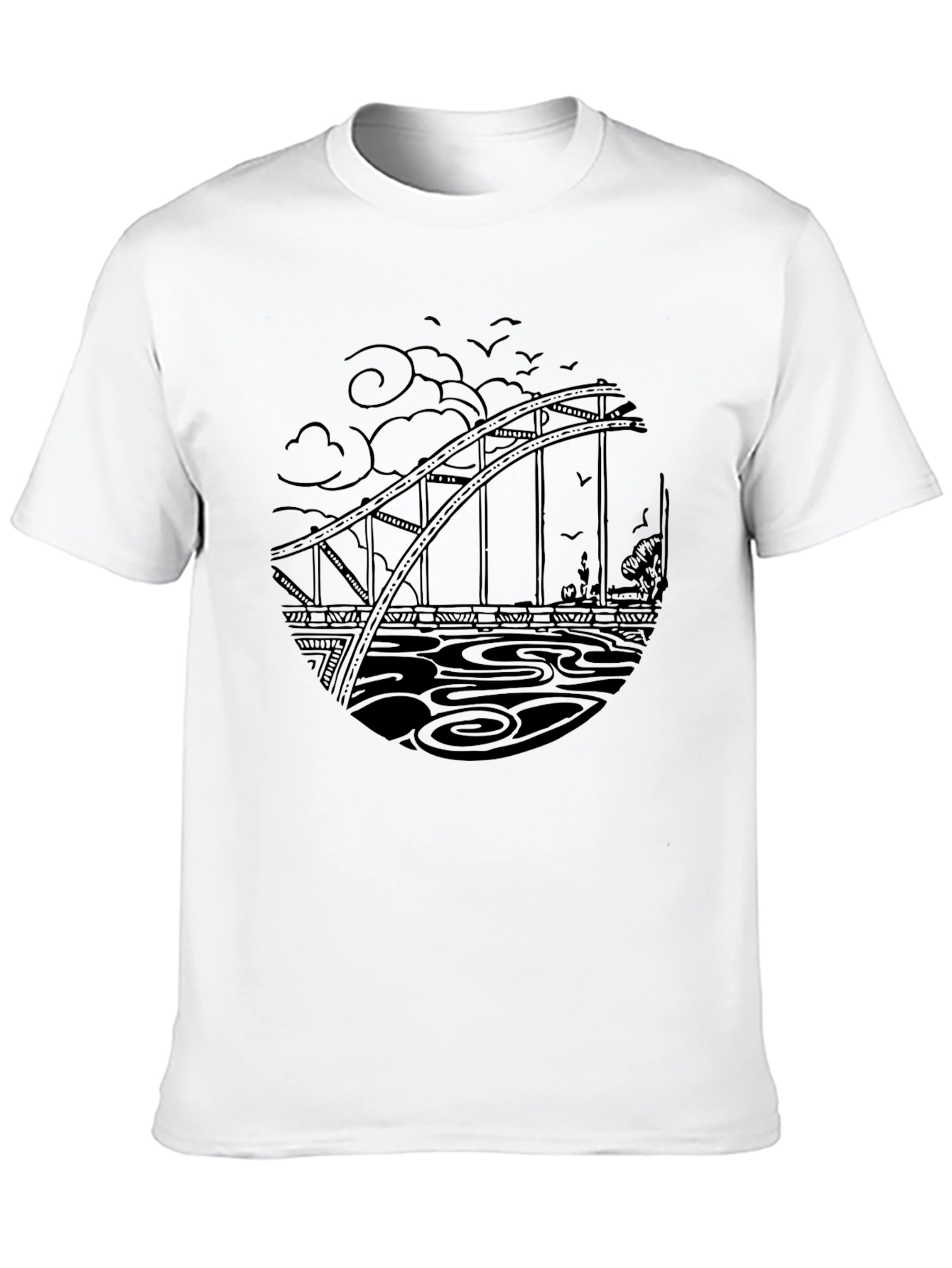 Black Bridge Graphic Tee