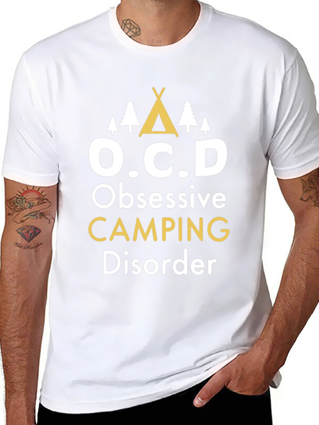 Obsessive Camping Disorder T-Shirt - Funny Graphic Tee