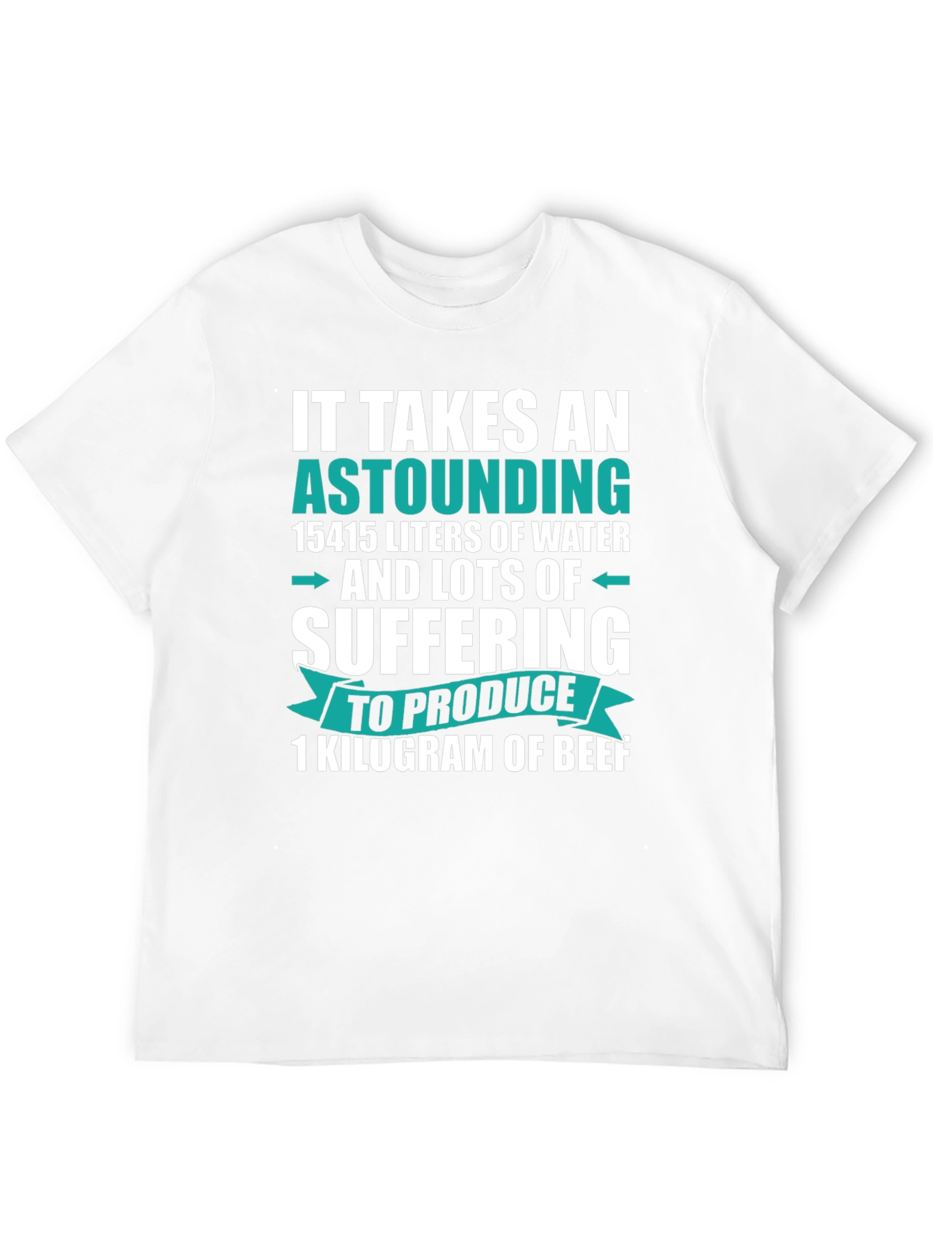 Astounding Beef Fact T-Shirt - Black Cotton Tee