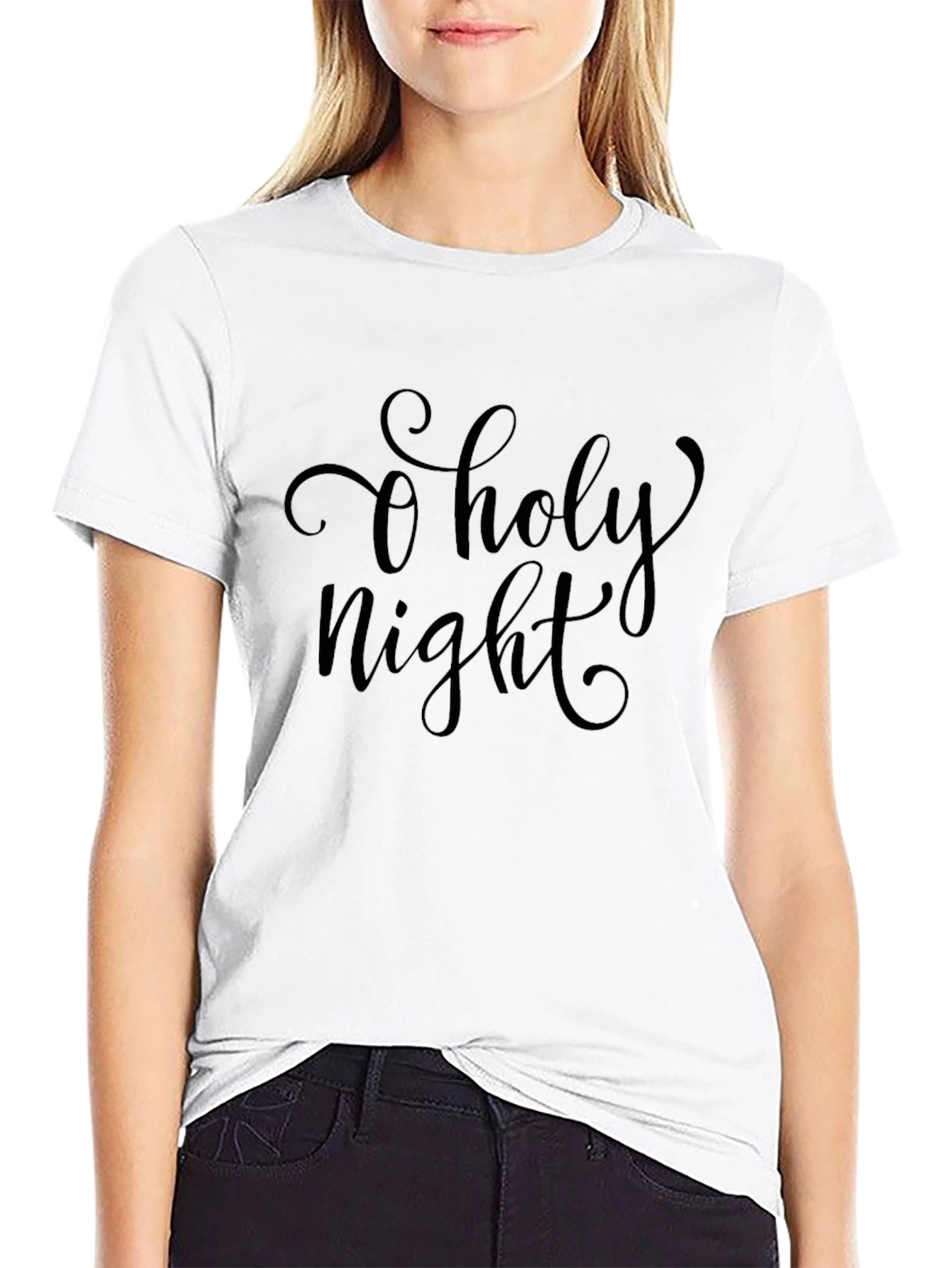 O Holy Night T-Shirt - Festive Holiday Apparel