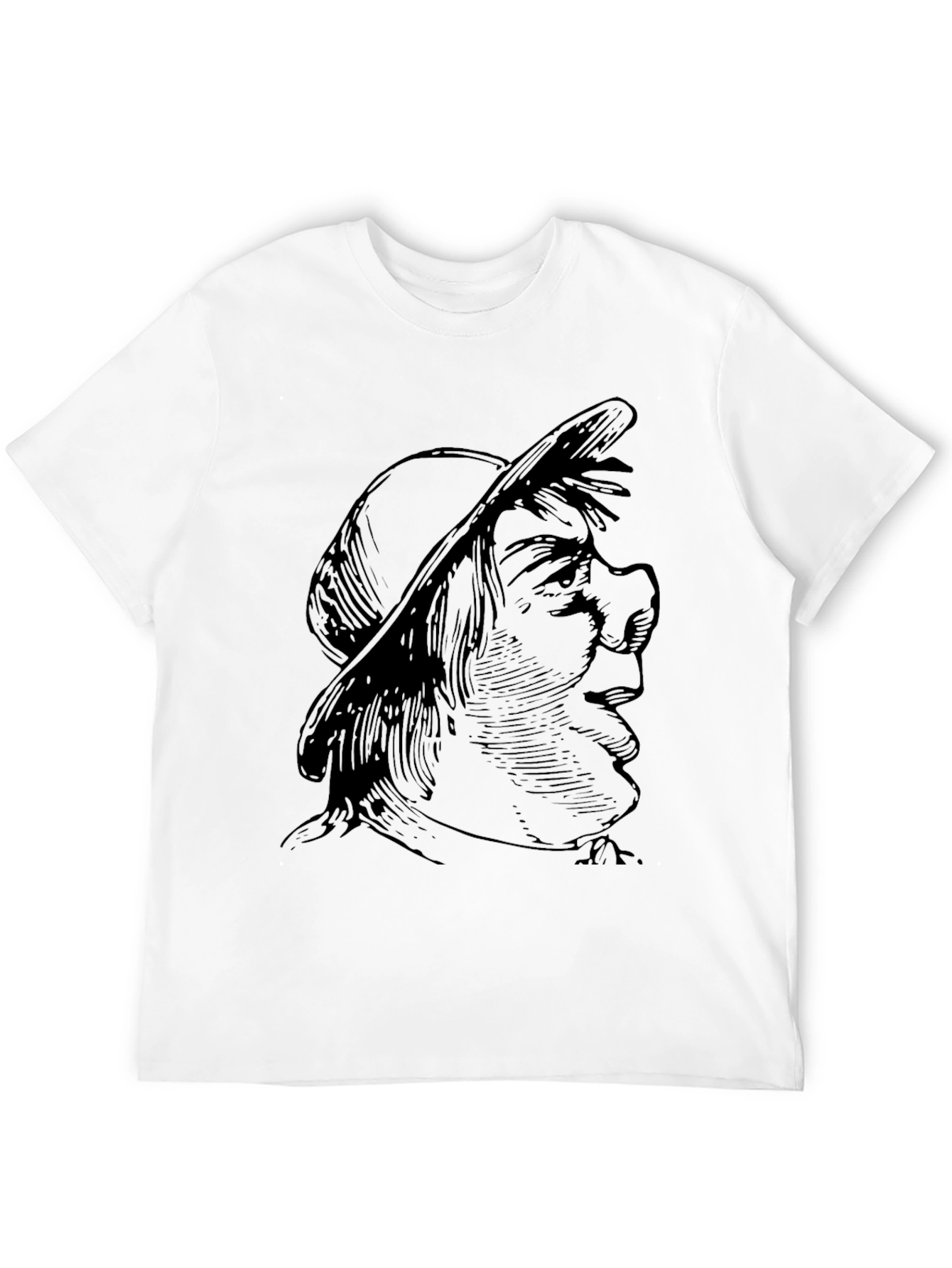 Optical Illusion Face T-Shirt