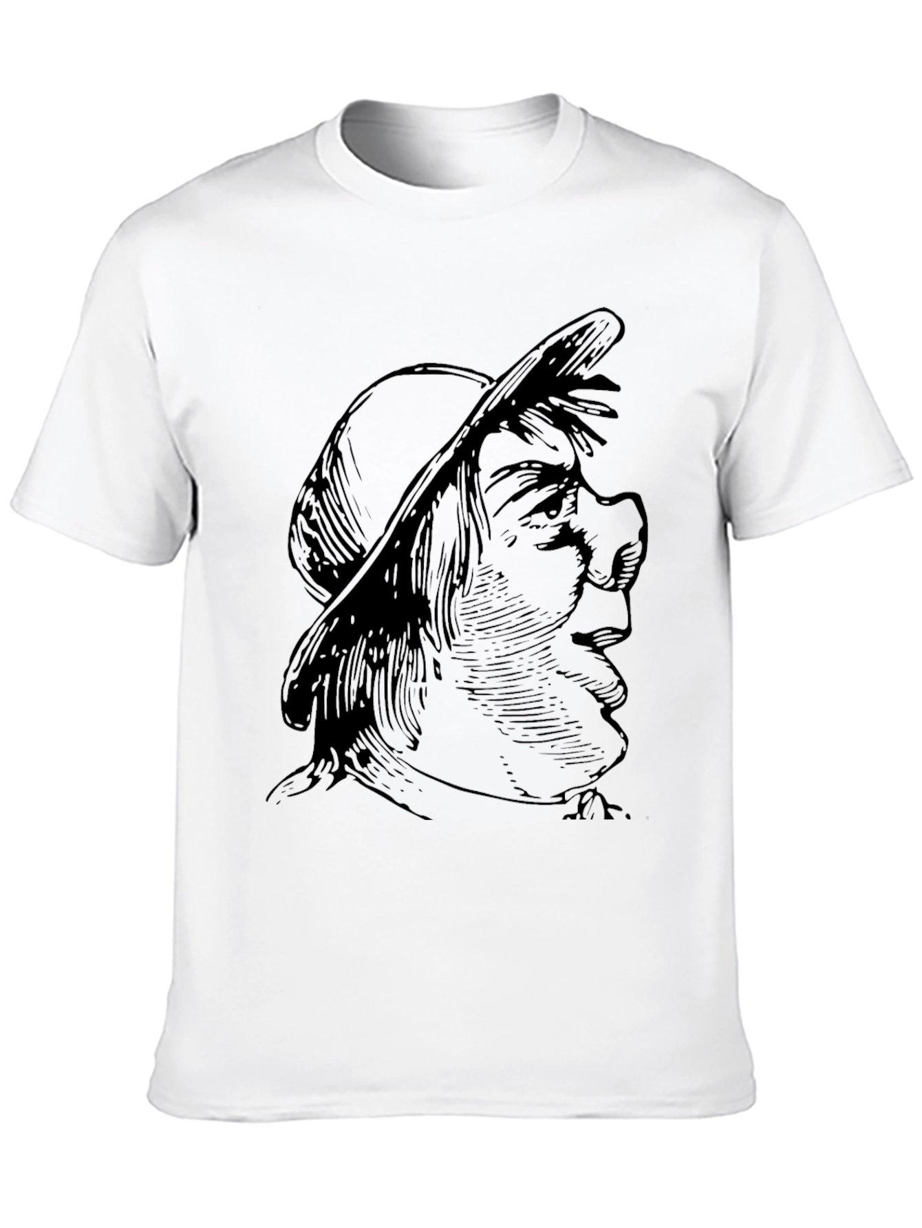 Optical Illusion Face T-Shirt