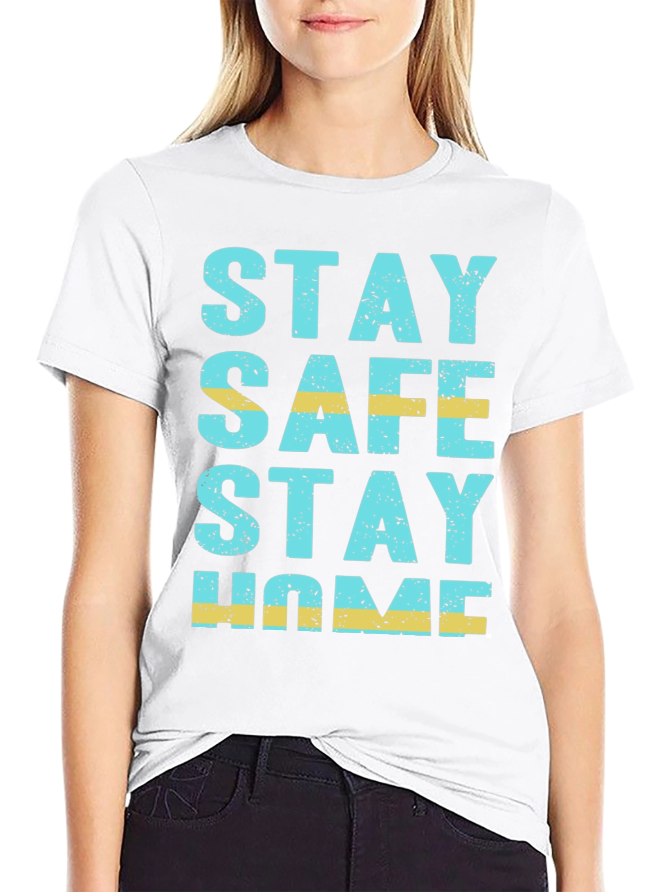 Stay Safe Stay Home Graphic Tee