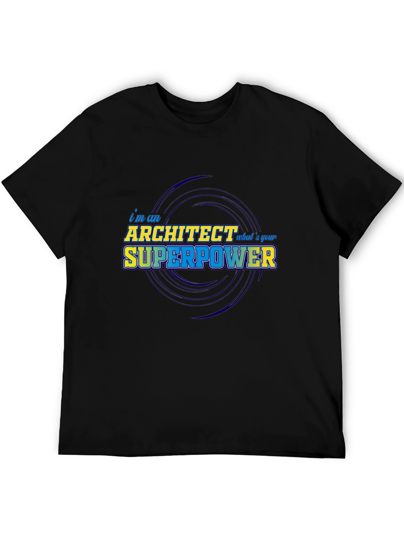 Architect Superpower T-Shirt - Black Graphic Tee