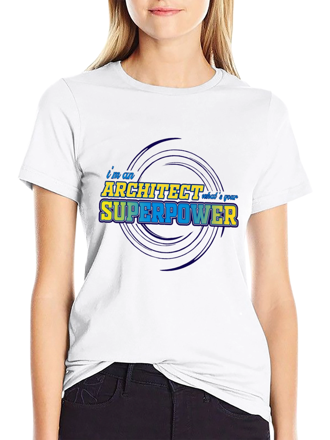 Architect Superpower T-Shirt - Black Graphic Tee