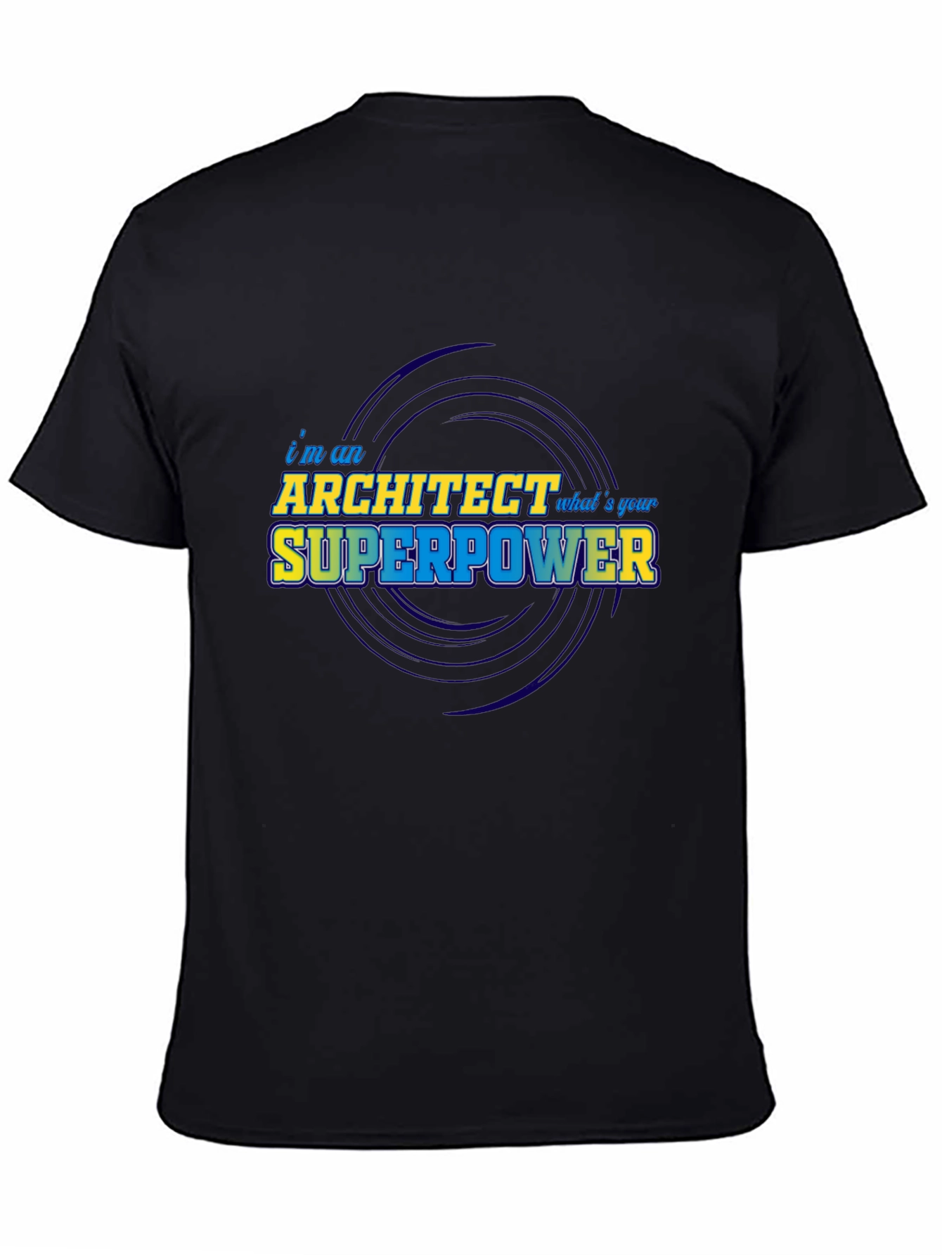 Architect Superpower T-Shirt - Black Graphic Tee