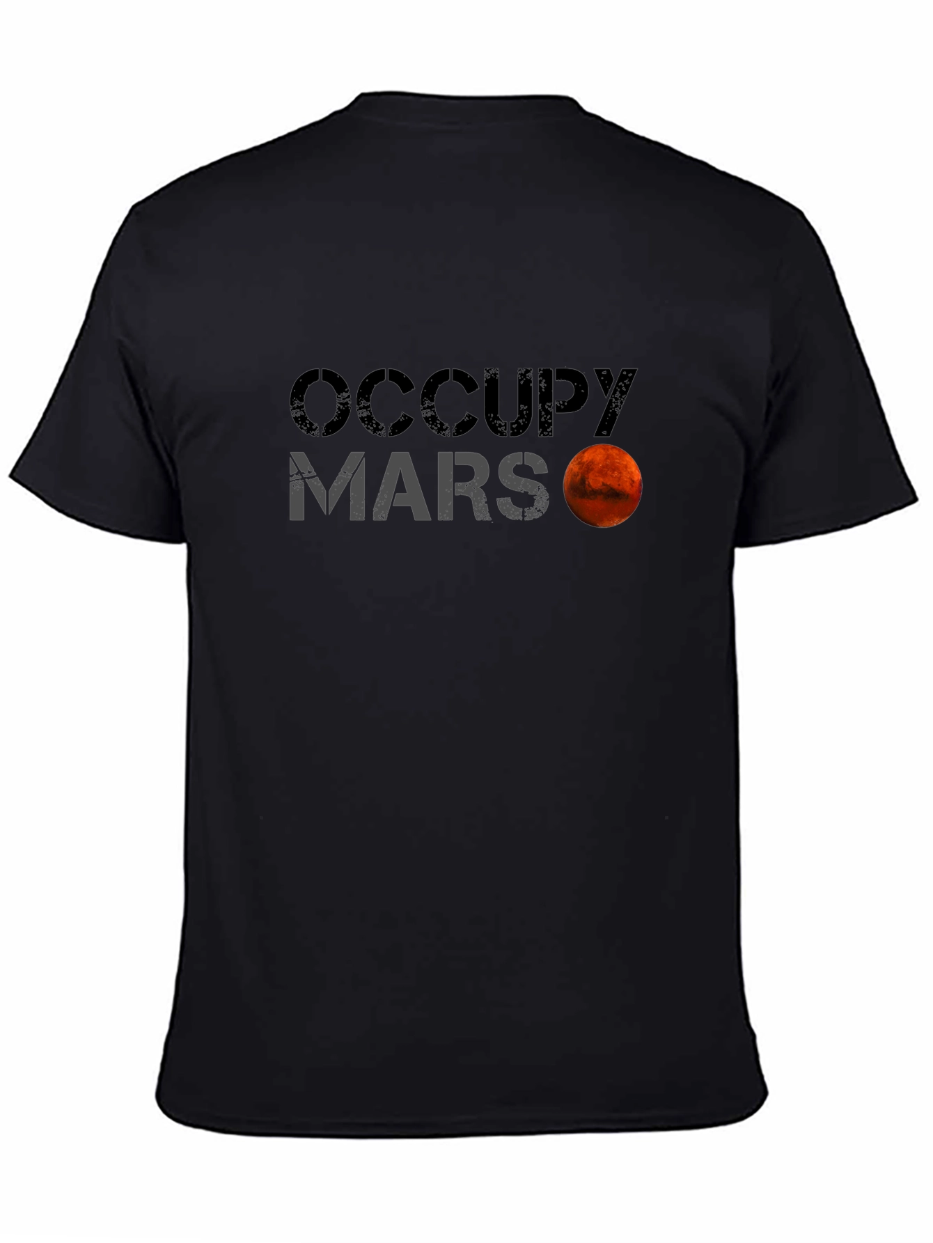 Occupy Mars Graphic Tee - Space Exploration Shirt