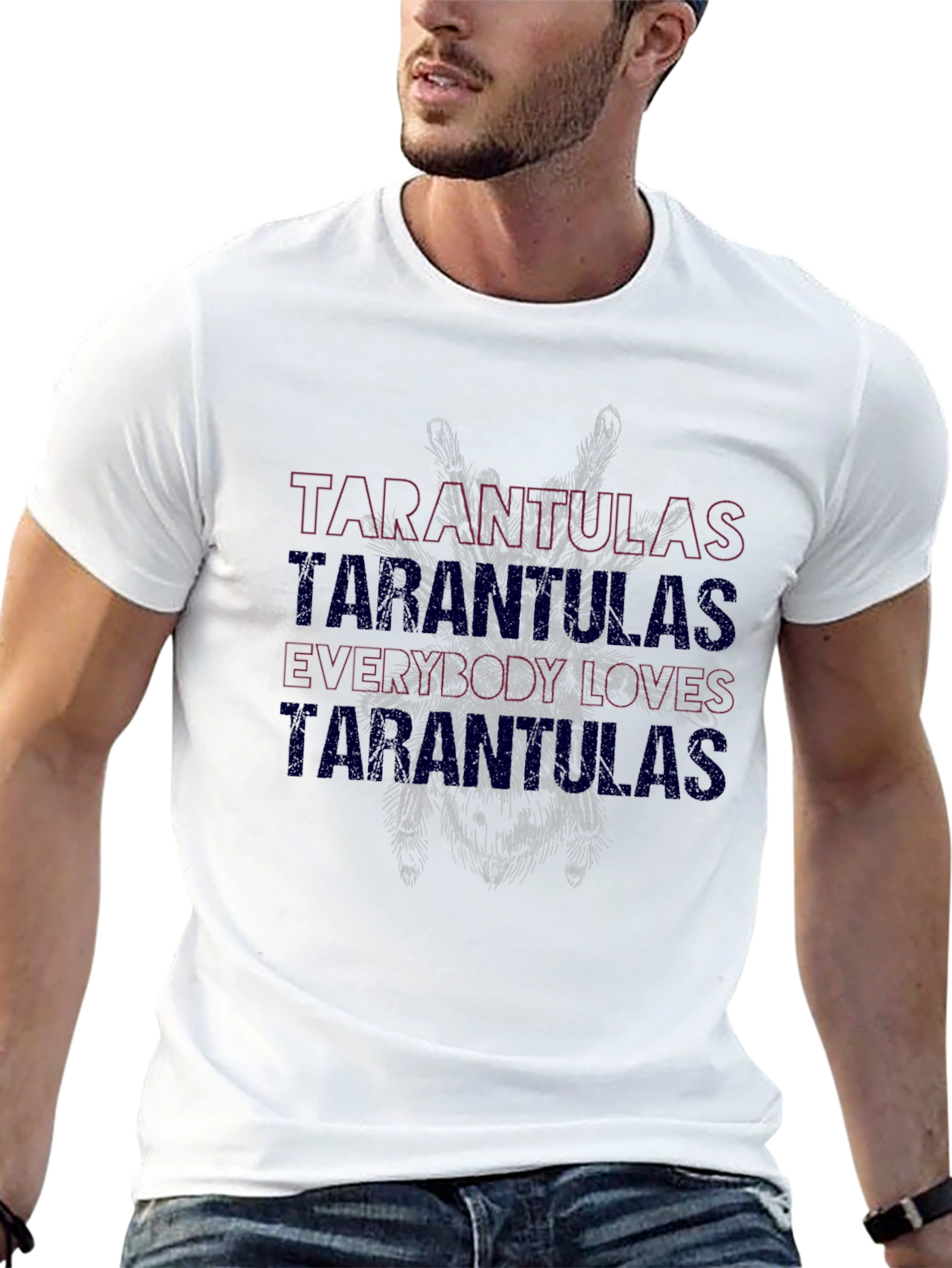 Tarantulas Graphic Print T-Shirt