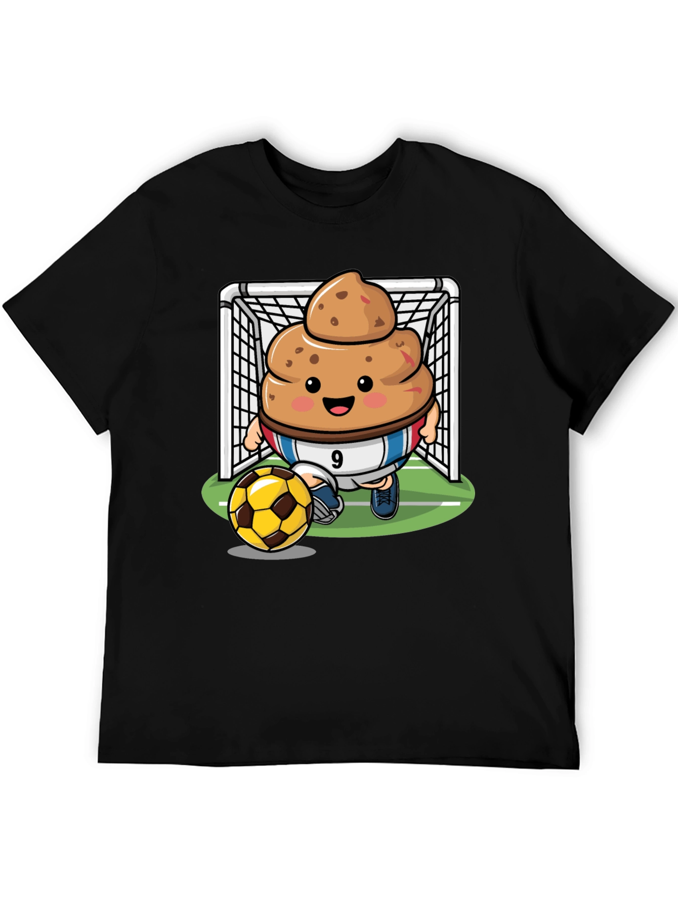 Poop Emoji Soccer T-Shirt