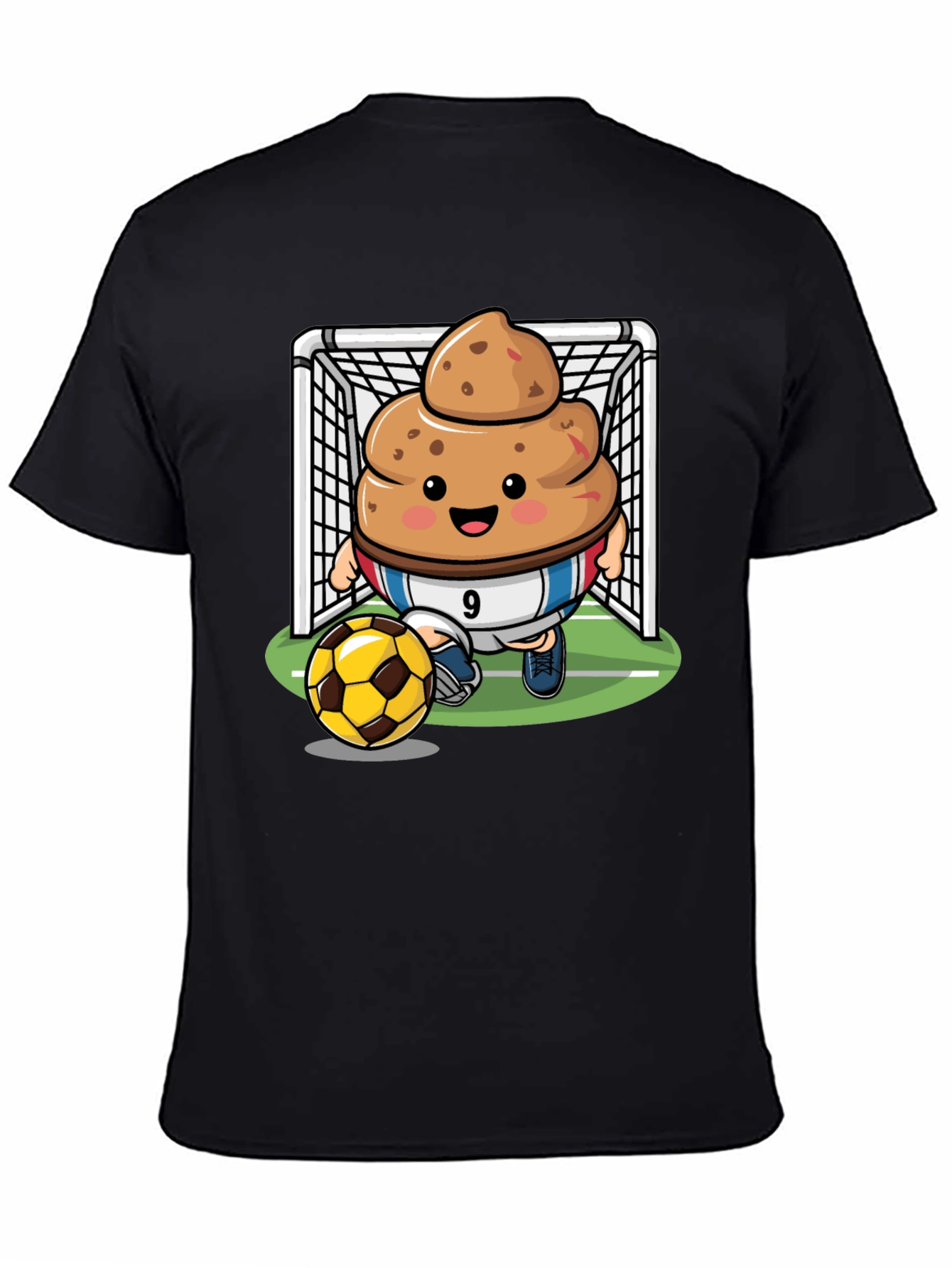 Poop Emoji Soccer T-Shirt