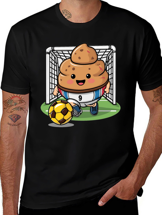 Poop Emoji Soccer T-Shirt