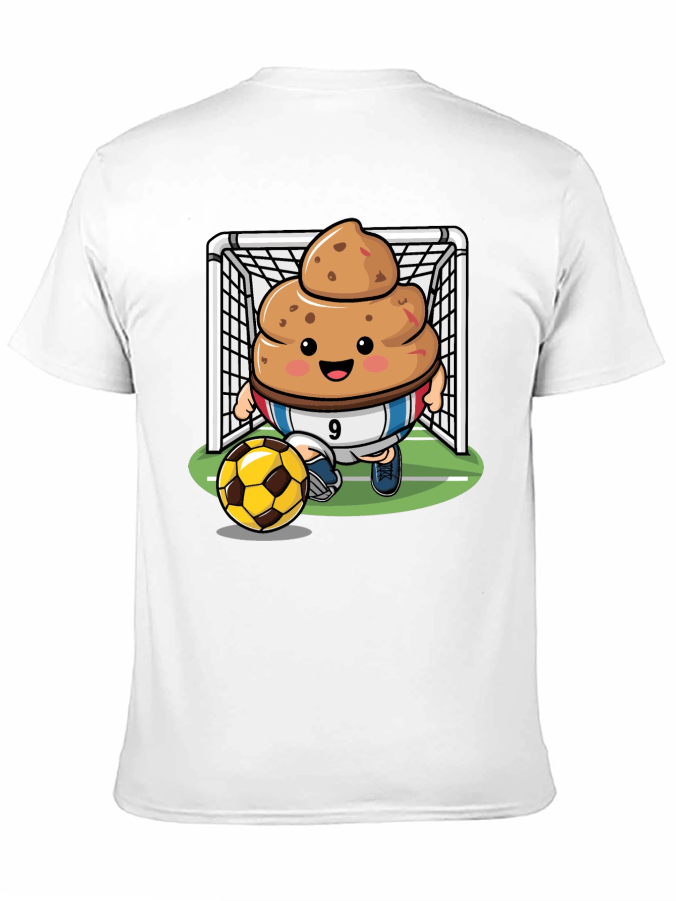 Poop Emoji Soccer T-Shirt